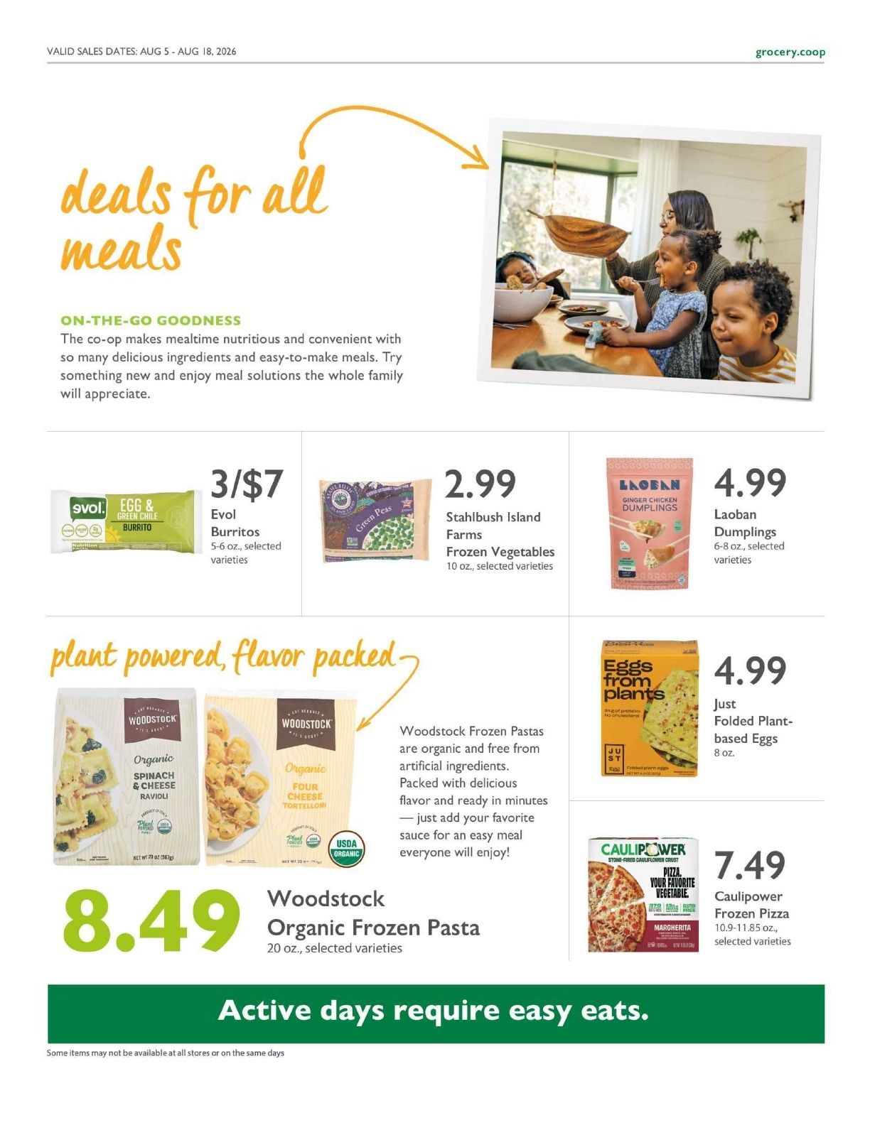 Durango Natural Foods Co-op Co+op Deals Weekly Ad August 5 - 18, 2026