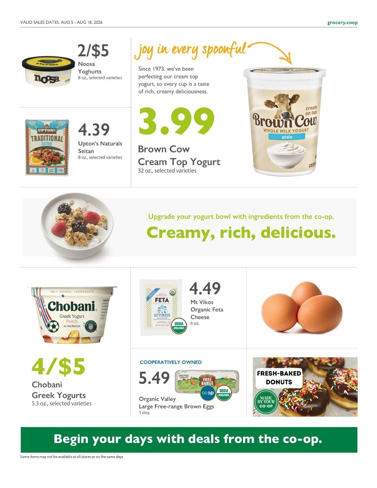 Greenbelt Co-op Supermarket and Pharmacy Co+op Deals Weekly Ad August 5 - 18, 2026