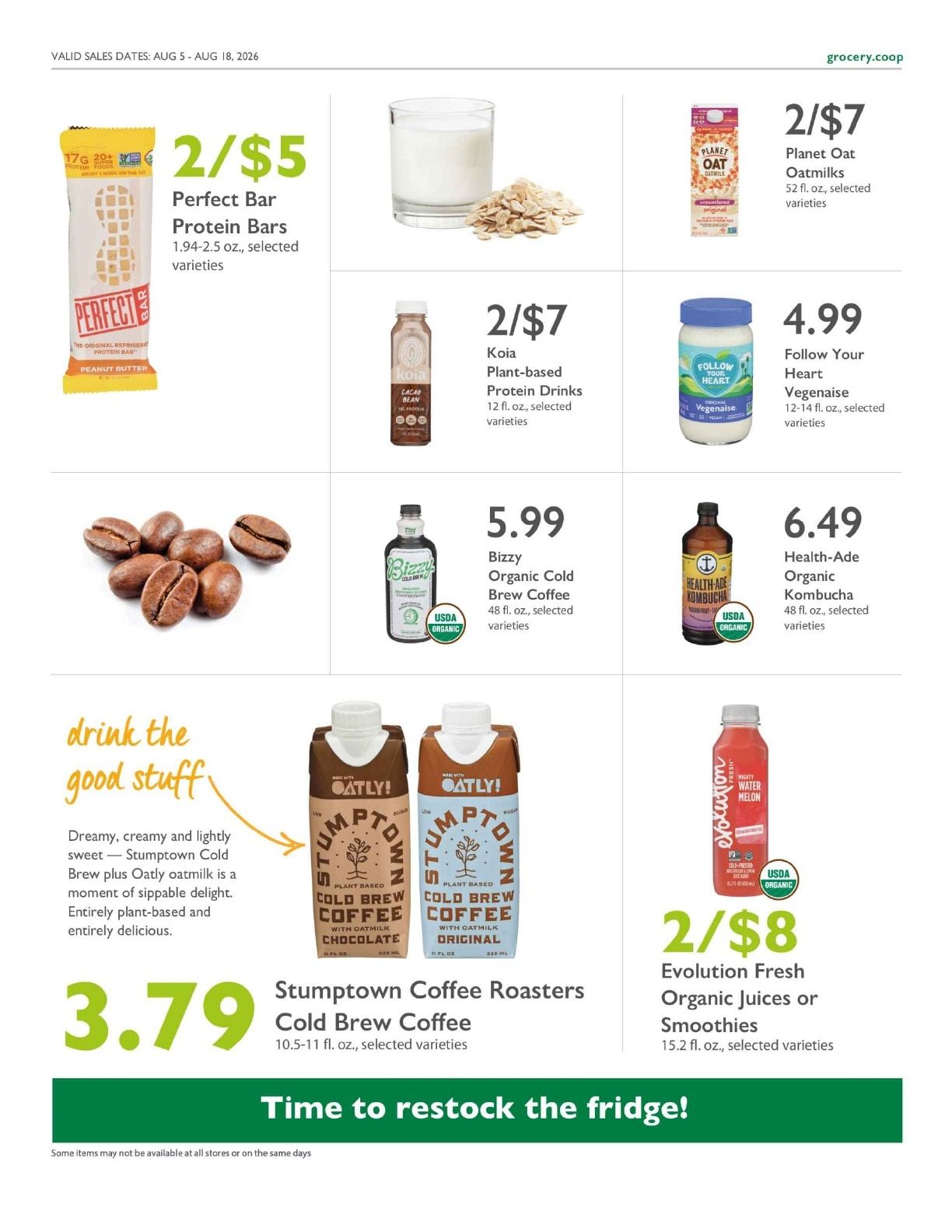 Greenbelt Co-op Supermarket and Pharmacy Co+op Deals Weekly Ad August 5 - 18, 2026