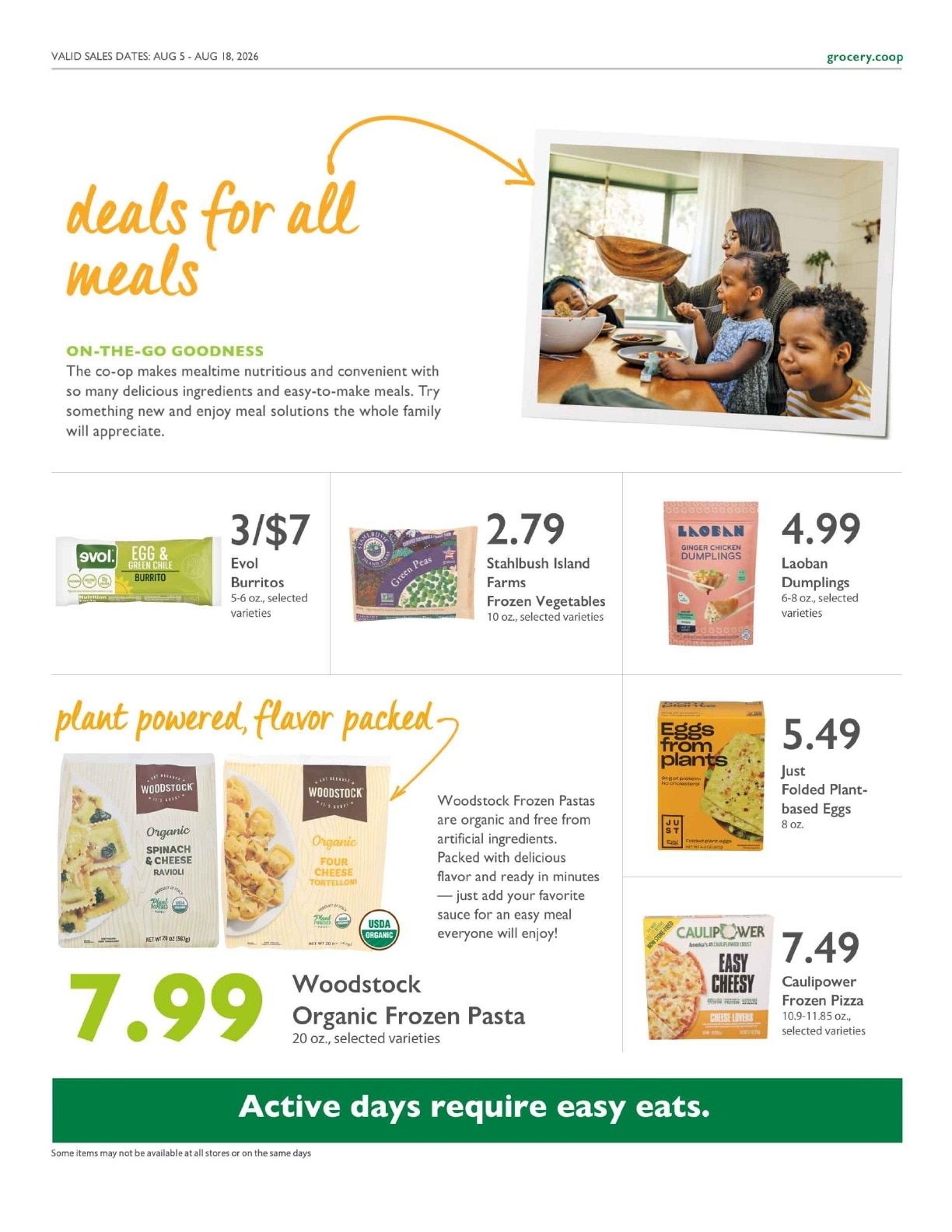 Greenbelt Co-op Supermarket and Pharmacy Co+op Deals Weekly Ad August 5 - 18, 2026
