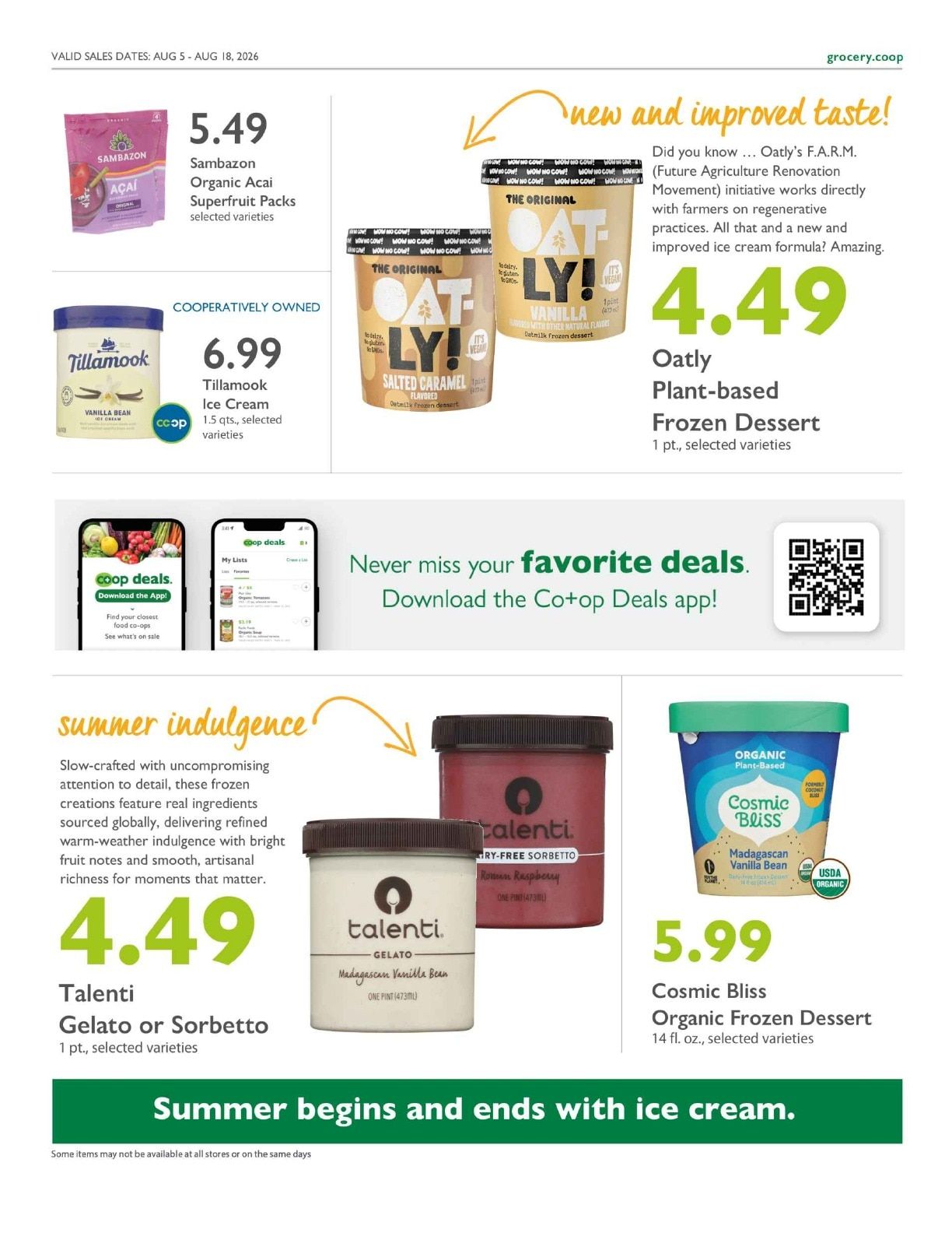 Greenbelt Co-op Supermarket and Pharmacy Co+op Deals Weekly Ad August 5 - 18, 2026