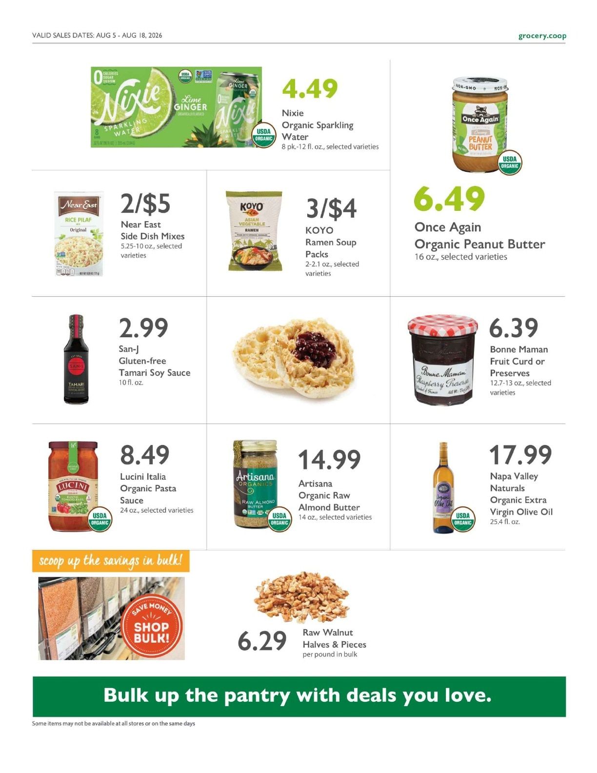 Greenbelt Co-op Supermarket and Pharmacy Co+op Deals Weekly Ad August 5 - 18, 2026