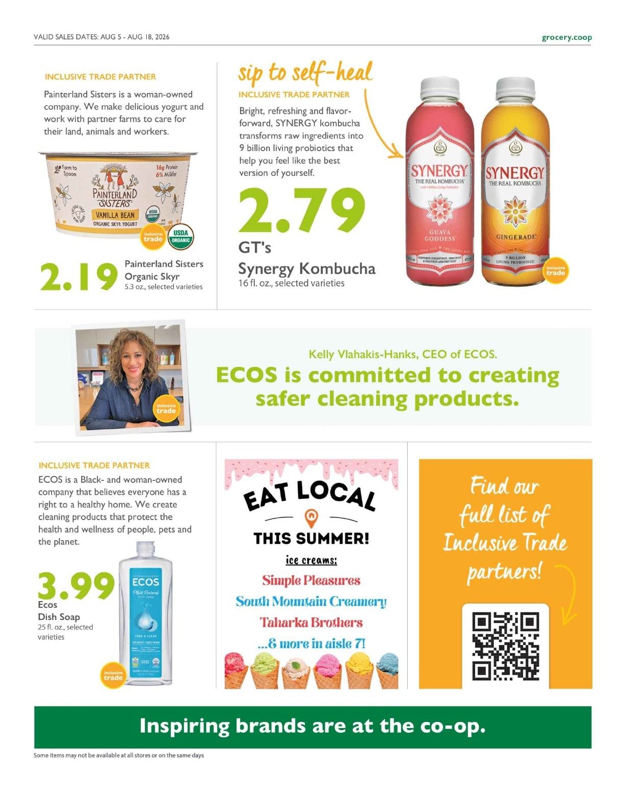 Greenbelt Co-op Supermarket and Pharmacy Co+op Deals Weekly Ad August 5 - 18, 2026