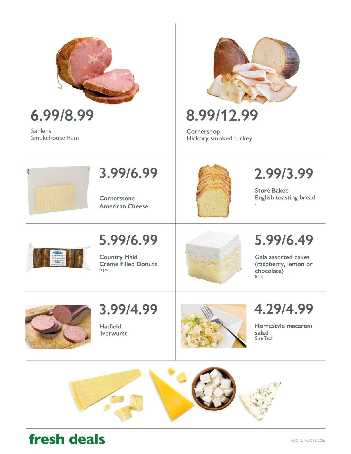 Greenbelt Co-op Supermarket and Pharmacy Produce and Deli Weekly Ad August 12 - 18, 2026