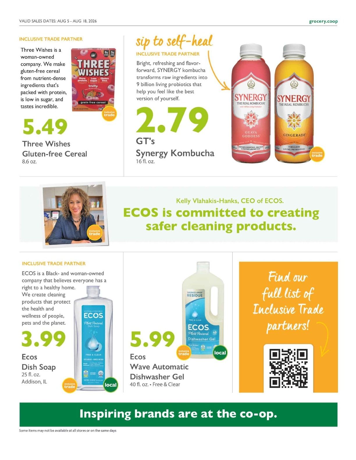 Outpost Natural Foods Co-op Co+op Deals Weekly Ad August 5 - 18, 2026