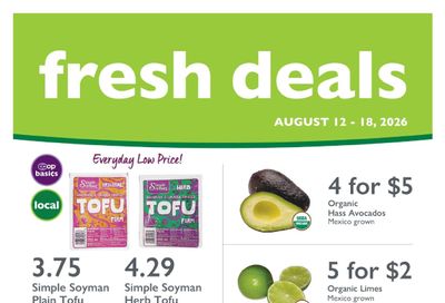 Outpost Natural Foods Co-op Fresh Deals Weekly Ad August 12 - 18, 2026