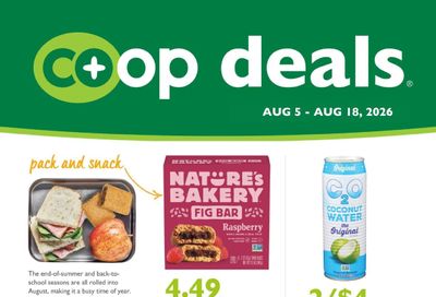 Coos Head Food Co-op Co+op Deals Weekly Ad August 5 - 18, 2026