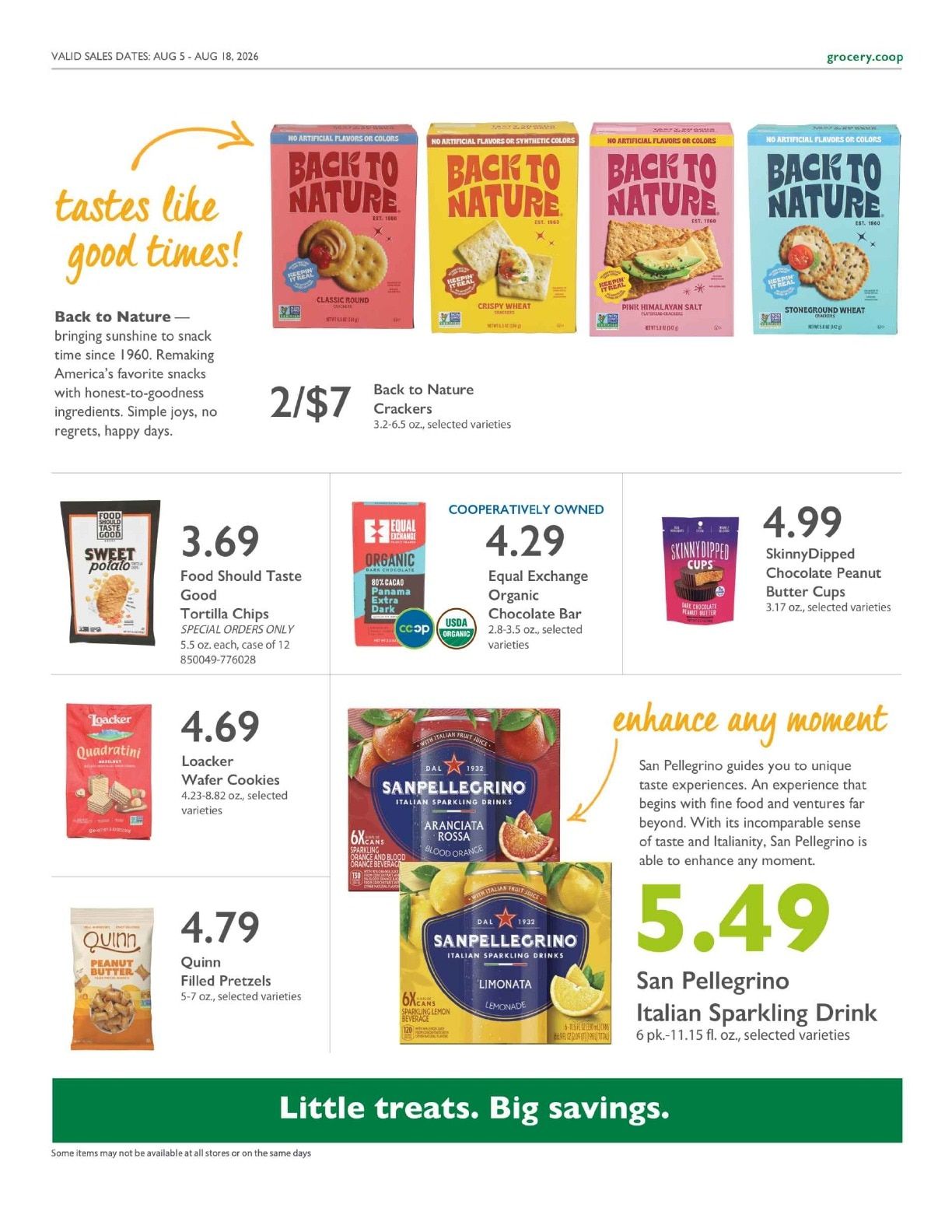 Community Food Co-op - Bellingham Co+op Deals Weekly Ad August 5 - 18, 2026