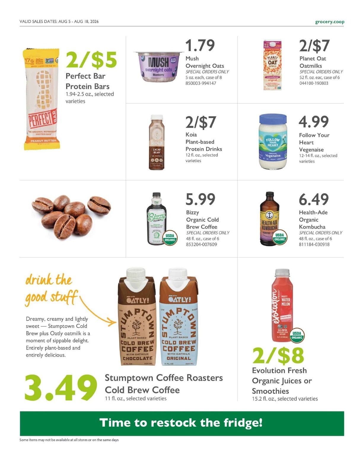 Community Food Co-op - Bellingham Co+op Deals Weekly Ad August 5 - 18, 2026