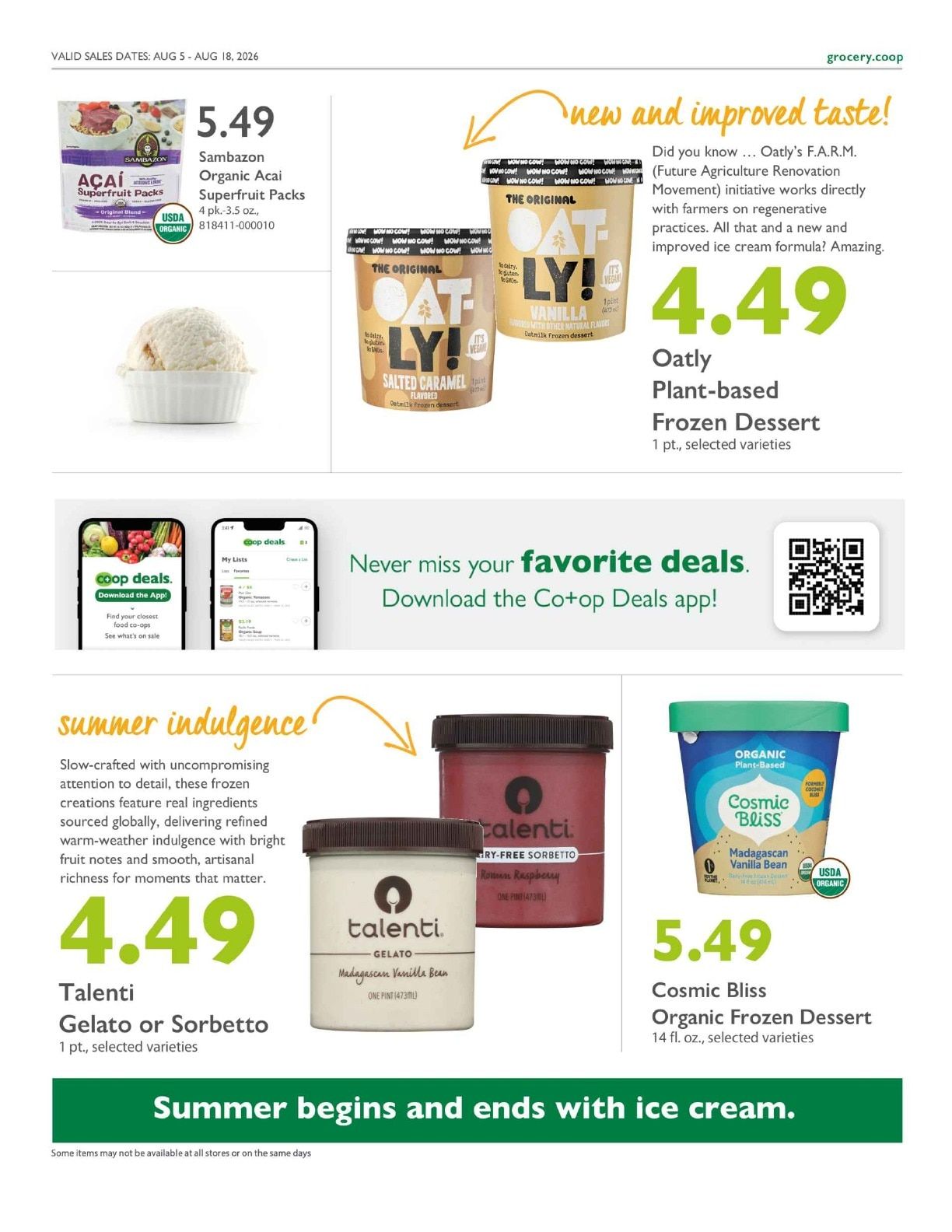 Community Food Co-op - Bellingham Co+op Deals Weekly Ad August 5 - 18, 2026