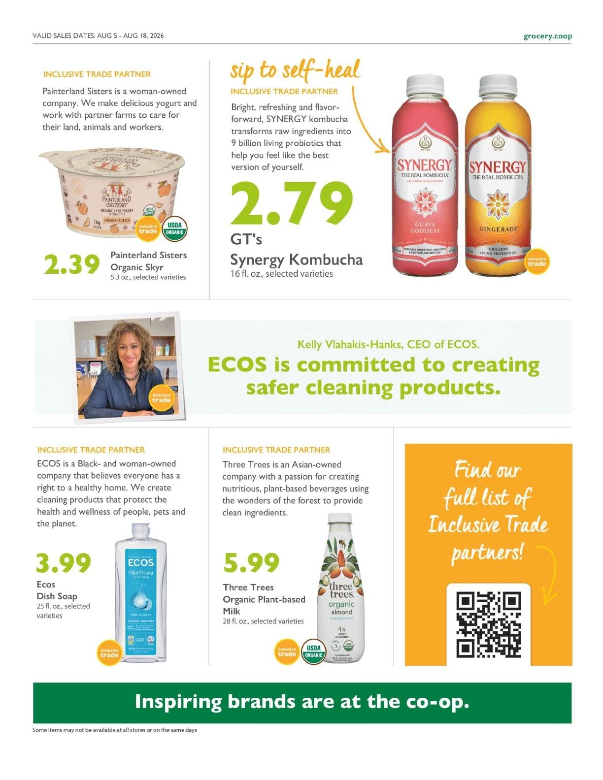 Community Food Co-op - Bellingham Co+op Deals Weekly Ad August 5 - 18, 2026
