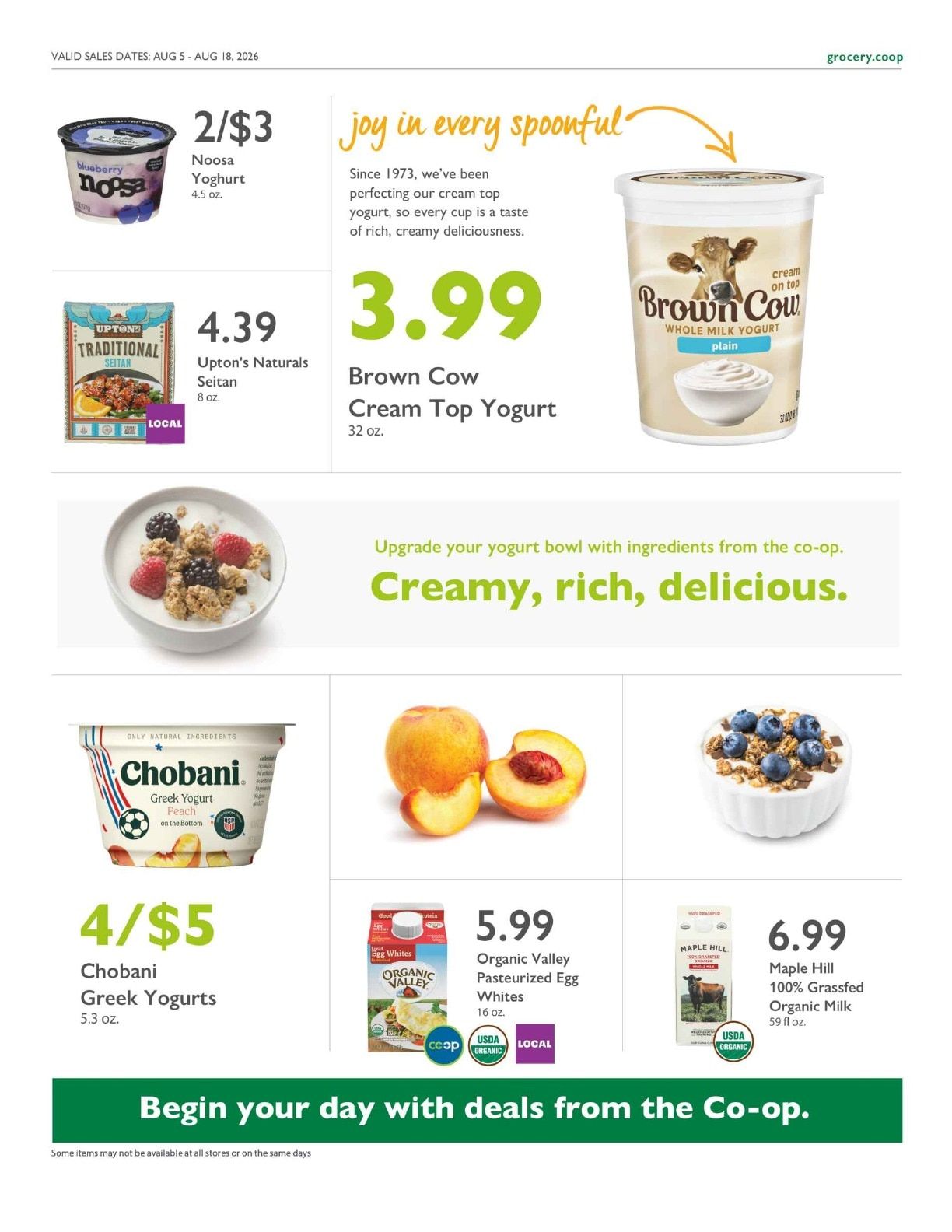 Willy Street Co-op Co+op Deals Weekly Ad August 5 - 18, 2026
