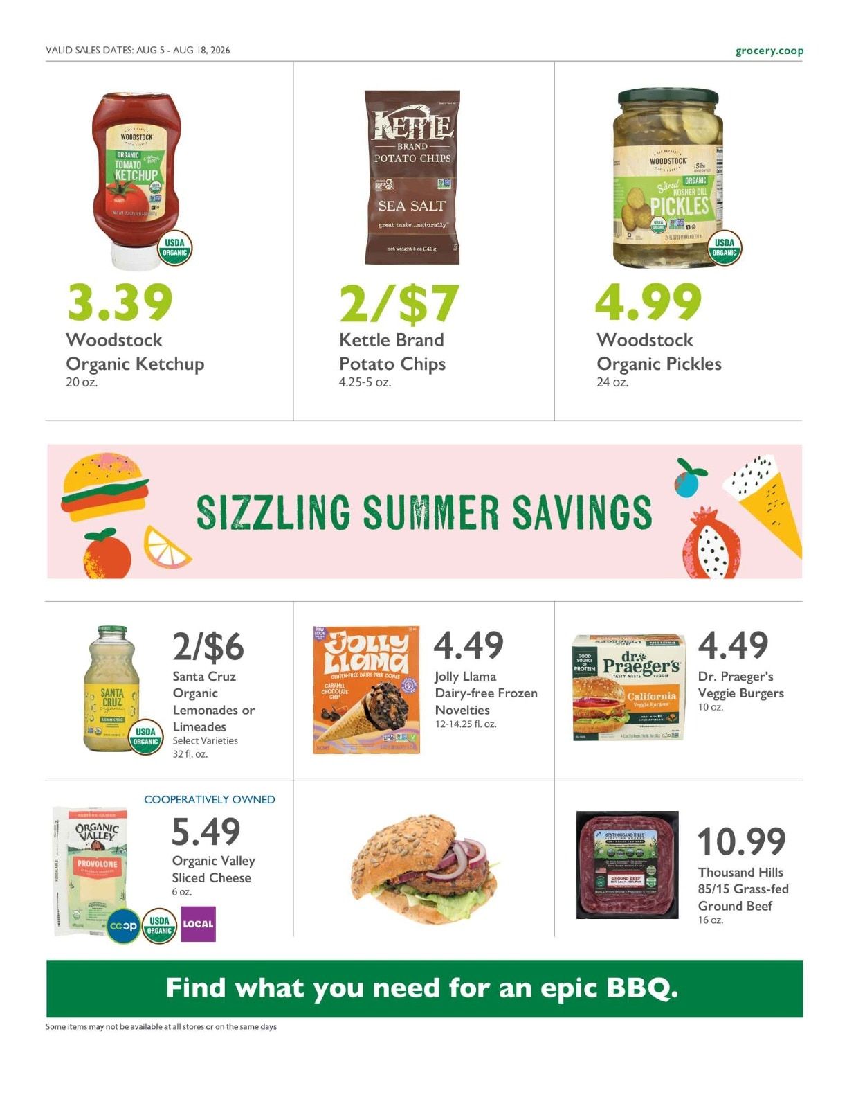 Willy Street Co-op Co+op Deals Weekly Ad August 5 - 18, 2026