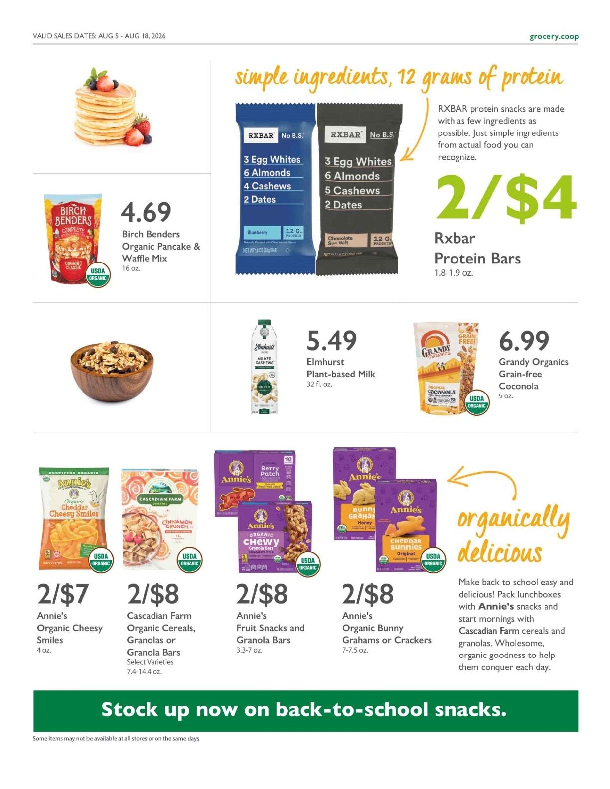 Willy Street Co-op Co+op Deals Weekly Ad August 5 - 18, 2026
