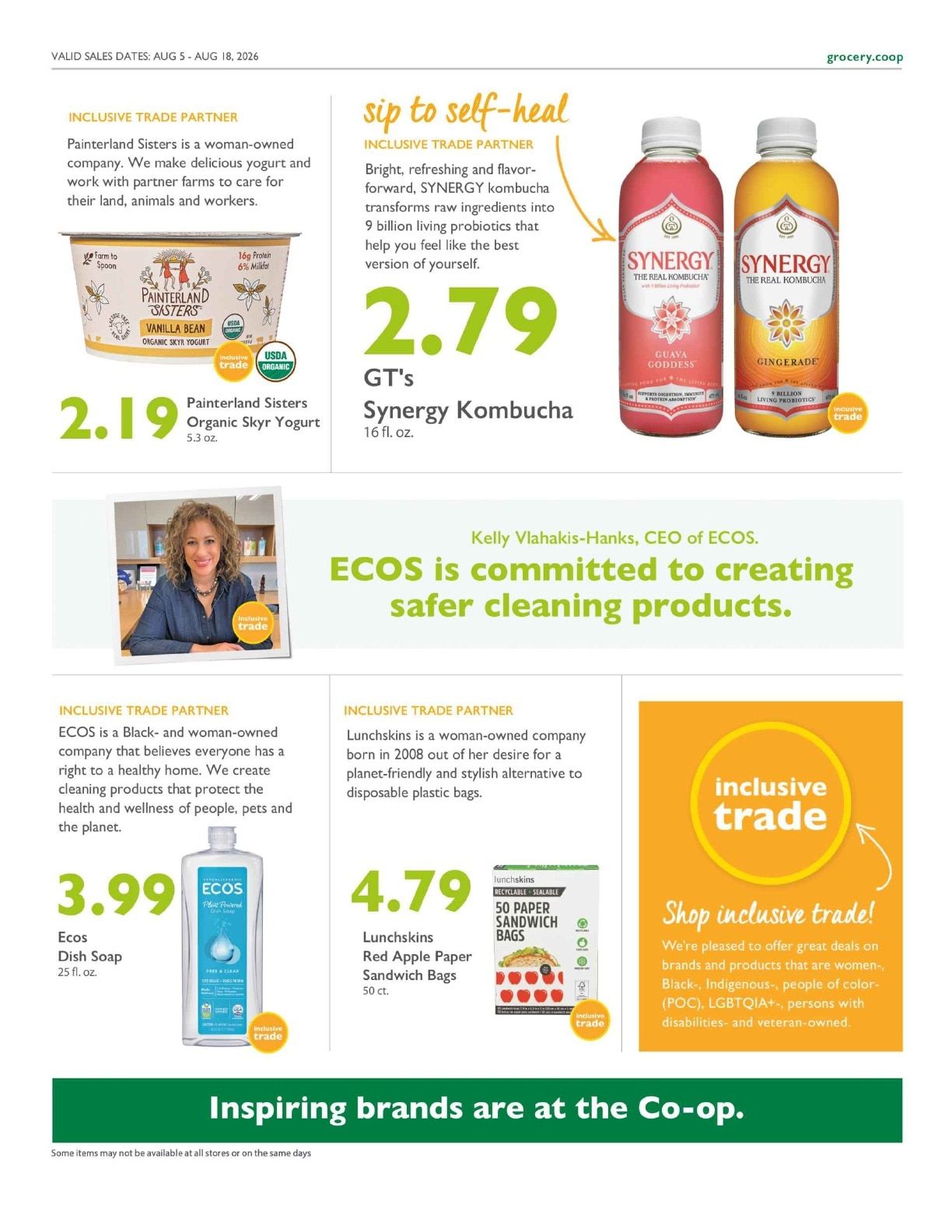 Willy Street Co-op Co+op Deals Weekly Ad August 5 - 18, 2026