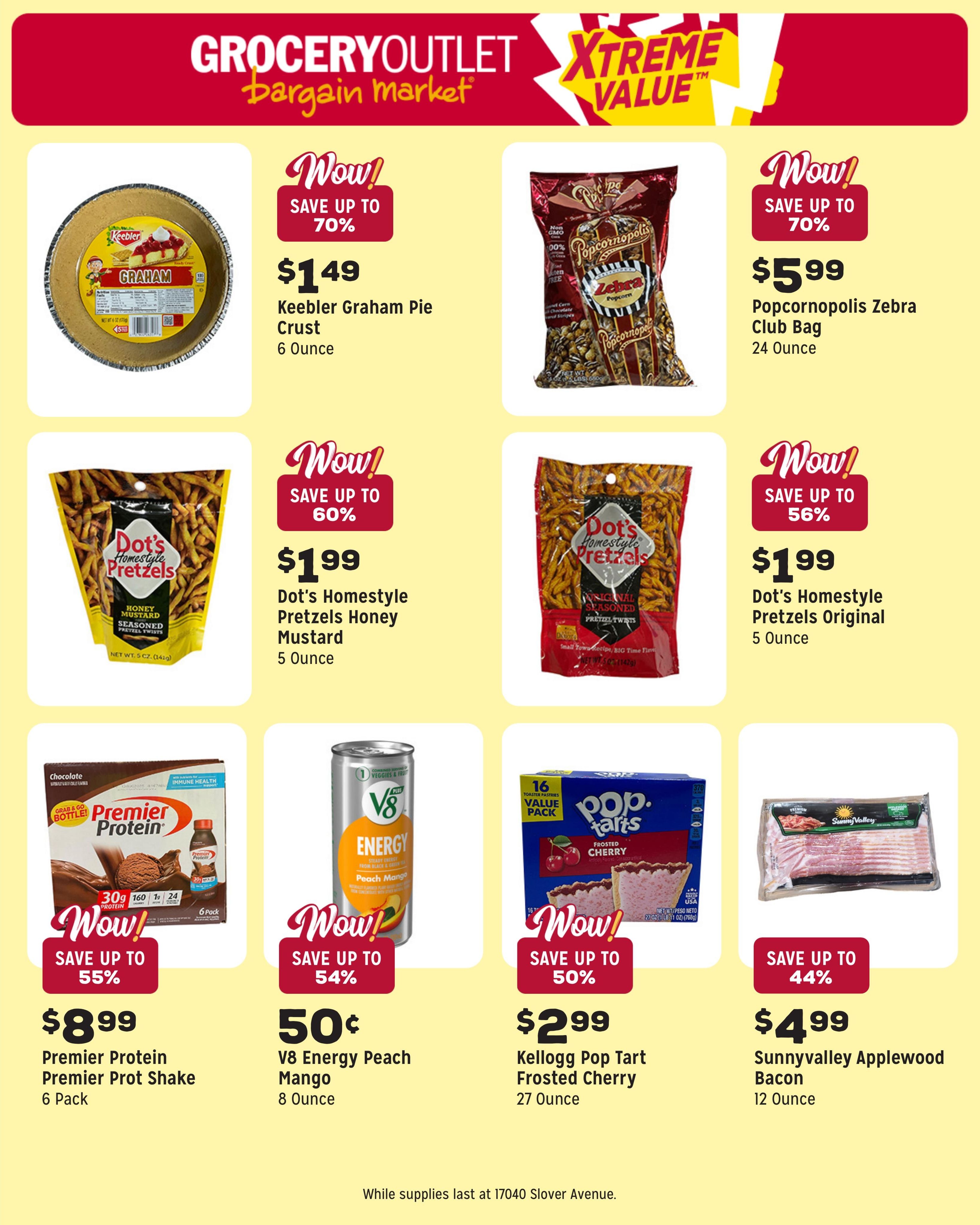 Grocery Outlet (Fontana Area, CA) Weekly Ad August 12 - 18, 2026