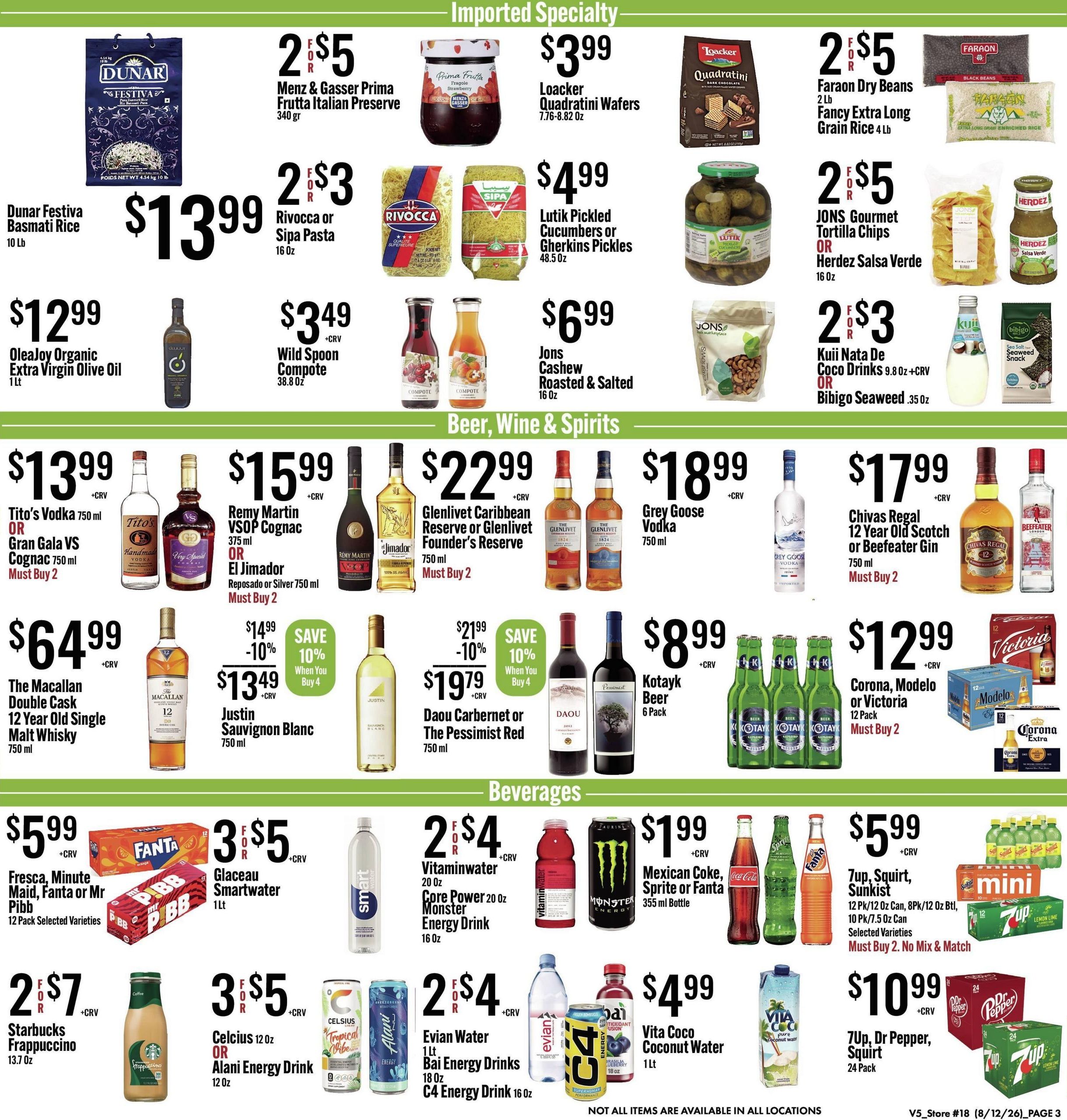 Jons International Marketplace (Irvine–Garden Grove Area, CA) Weekly Ad August 12 - 18, 2026