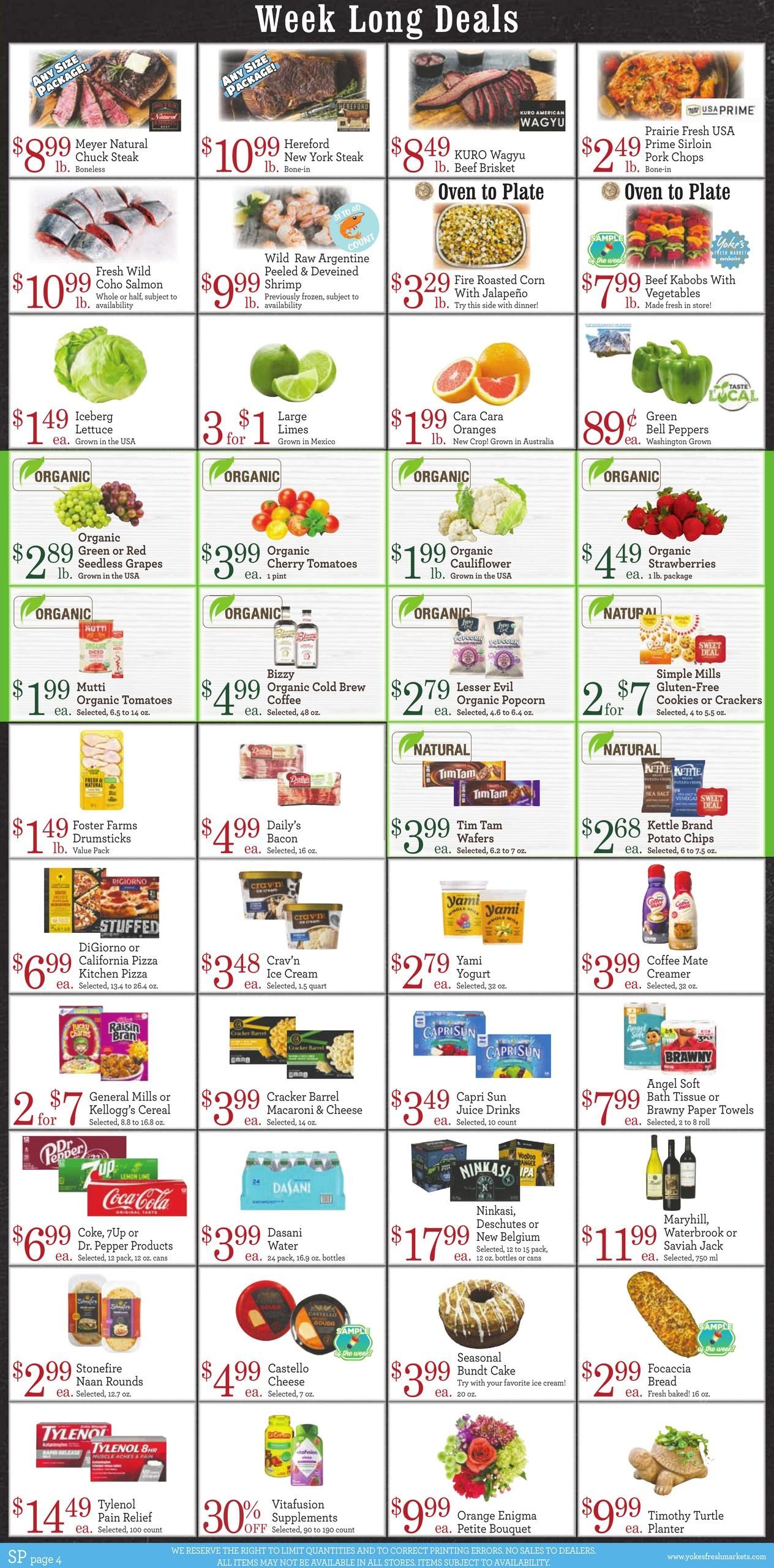 Yoke's Fresh Market Weekly Ad August 12 - 18, 2026