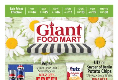 Giant Food Mart Weekly Ad August 14 - 20, 2026