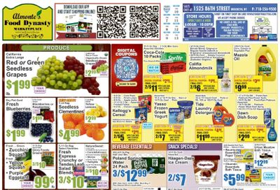 Almonte's Food Dynasty (1525 86th Street, Brooklyn, NY) Weekly Ad August 7 - 13, 2026