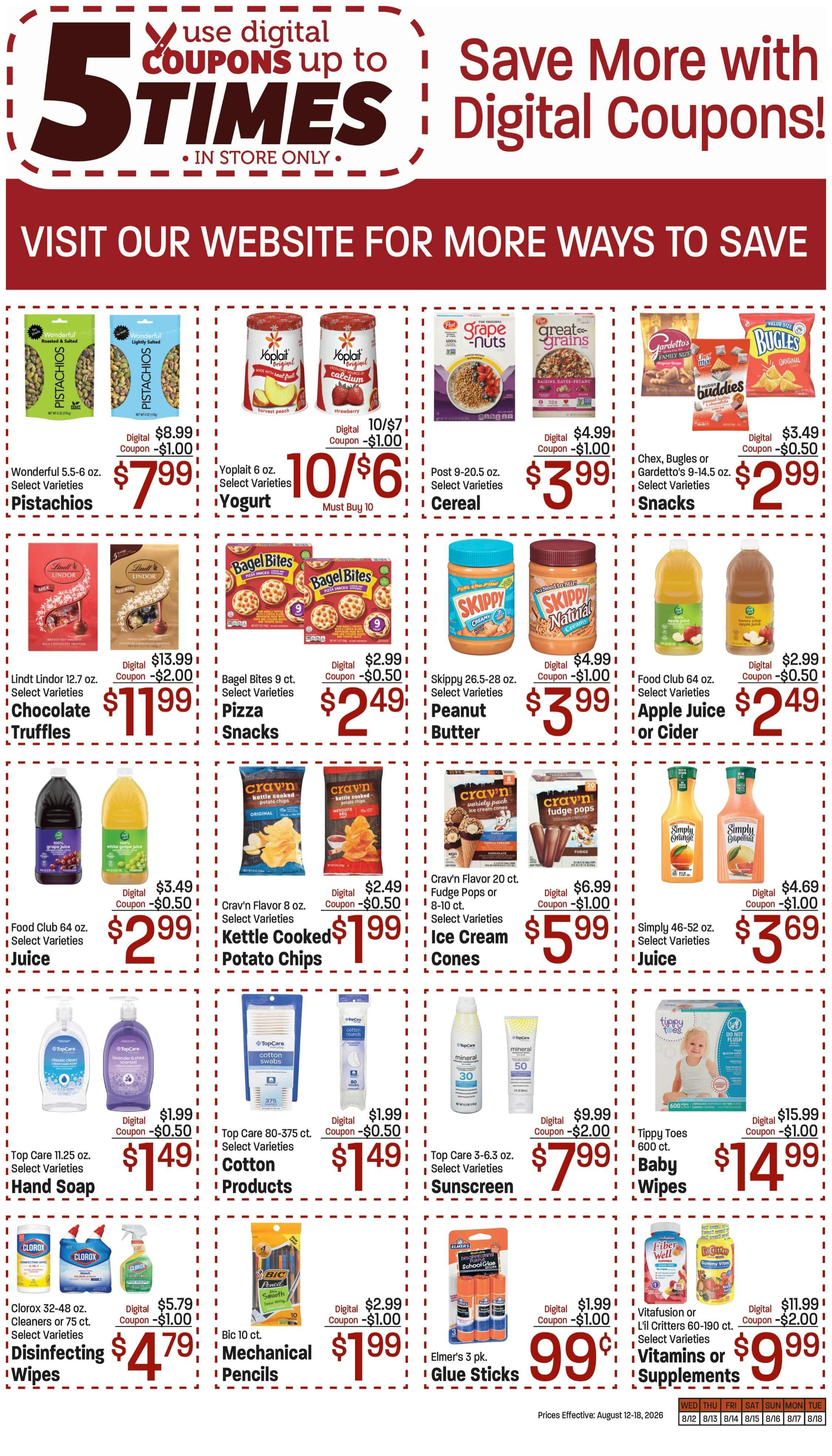 Blue Mountain Foods (64 W Center St, Monticello, UT) Weekly Ad August 12 - 18, 2026