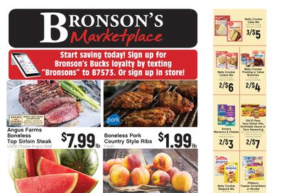 Bronson's Marketplace Weekly Ad August 10 - 16, 2026