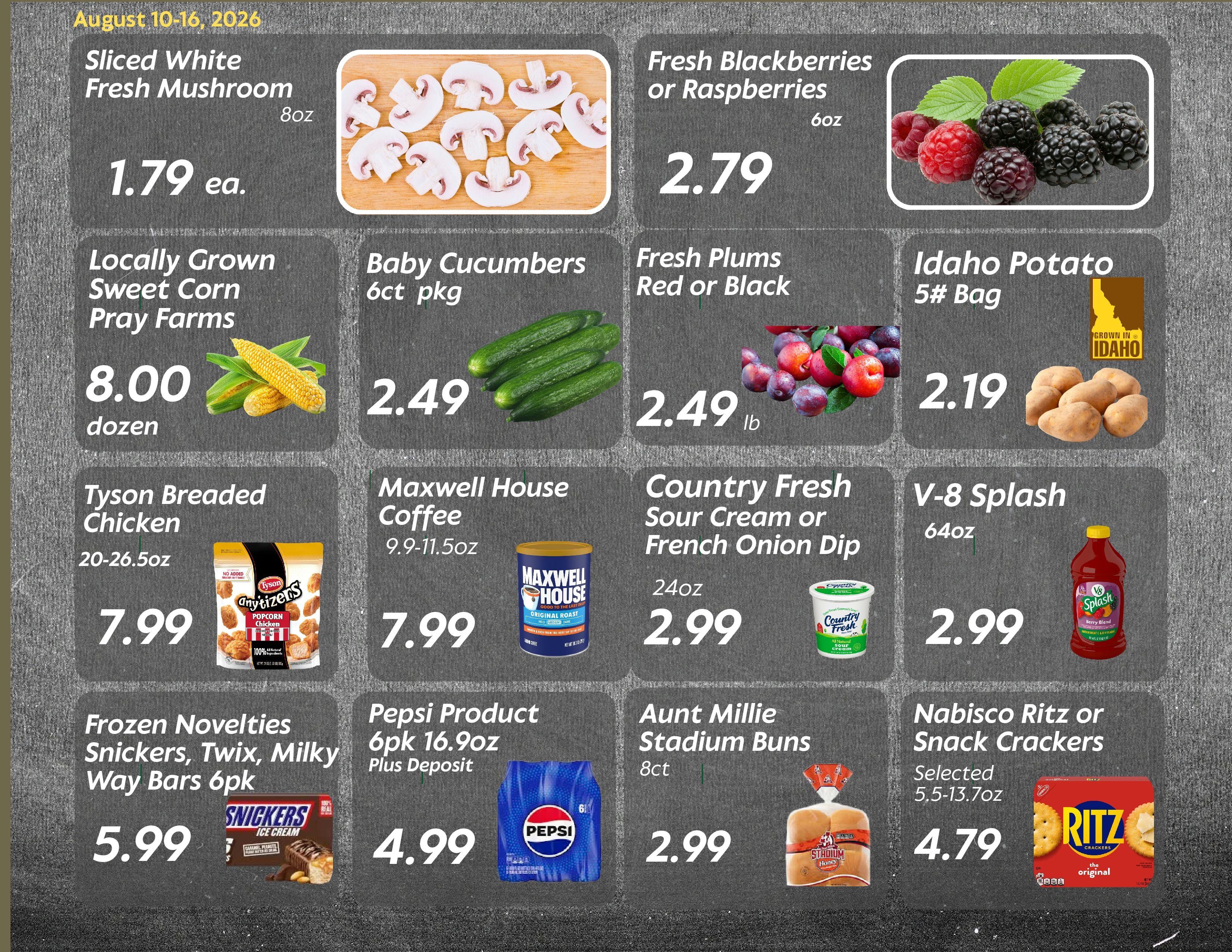Darrell's Market and Hardware (4520 W Columbia Rd, Mason, MI) Weekly Ad August 10 - 16, 2026