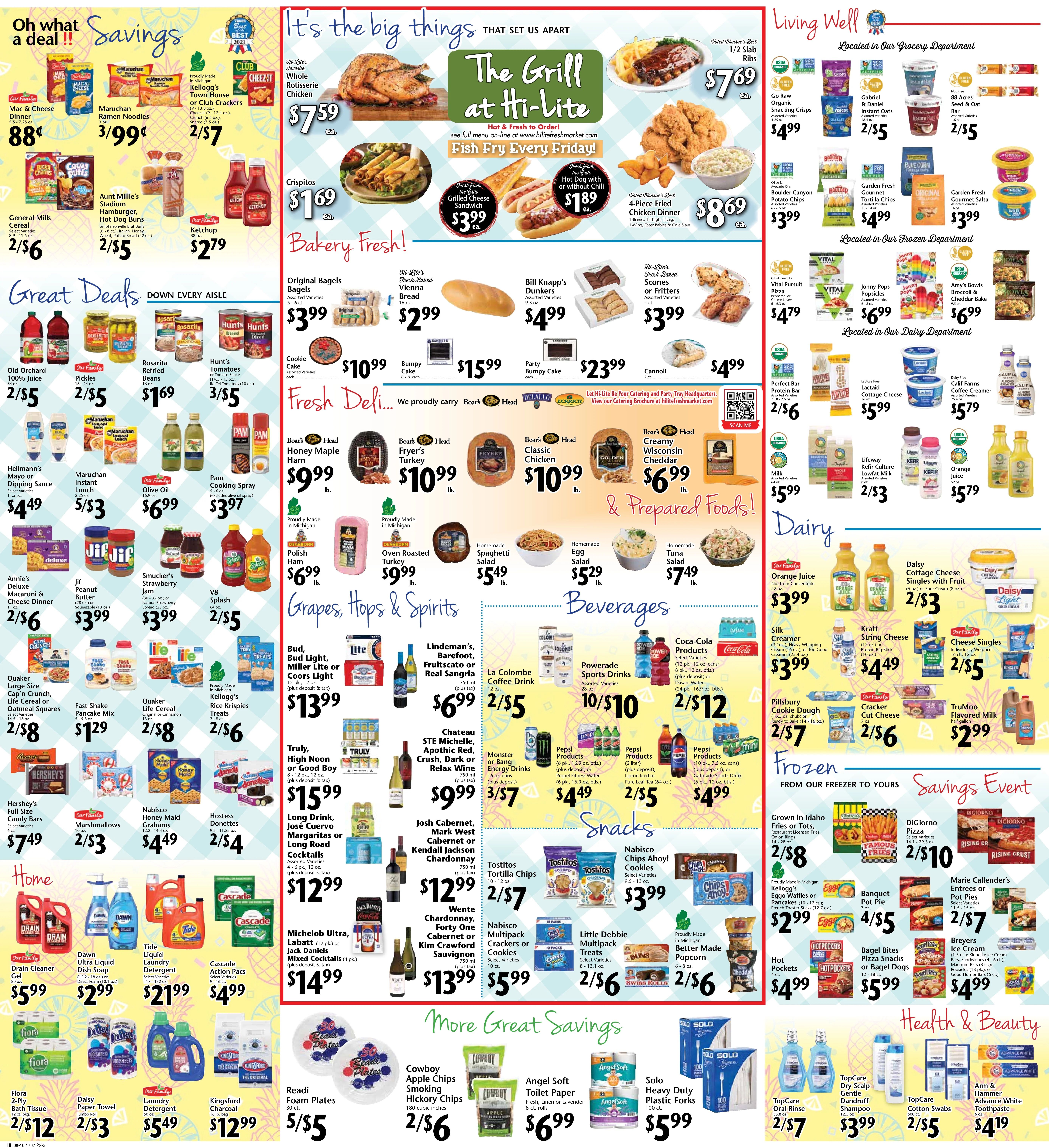 Hi-Lite Fresh Market (15539 S Telegraph Rd, Monroe, MI) Weekly Ad August 10 - 16, 2026