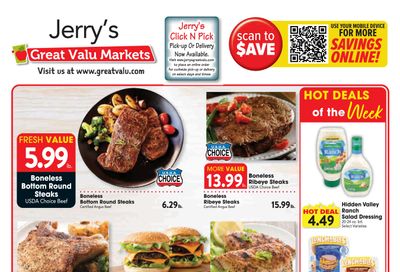 Jerry's Great Valu (1 Dairyland Square, Red Lion, PA) Weekly Ad August 12 - 18, 2026