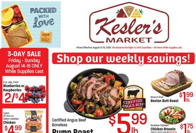 Kesler's Market (925 W. Bridge St., Blackfoot, ID) Weekly Ad August 12 - 18, 2026