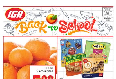 Mackinaw IGA (100 N. Main St., Mackinaw, IL) Weekly Ad August 9 - 15, 2026