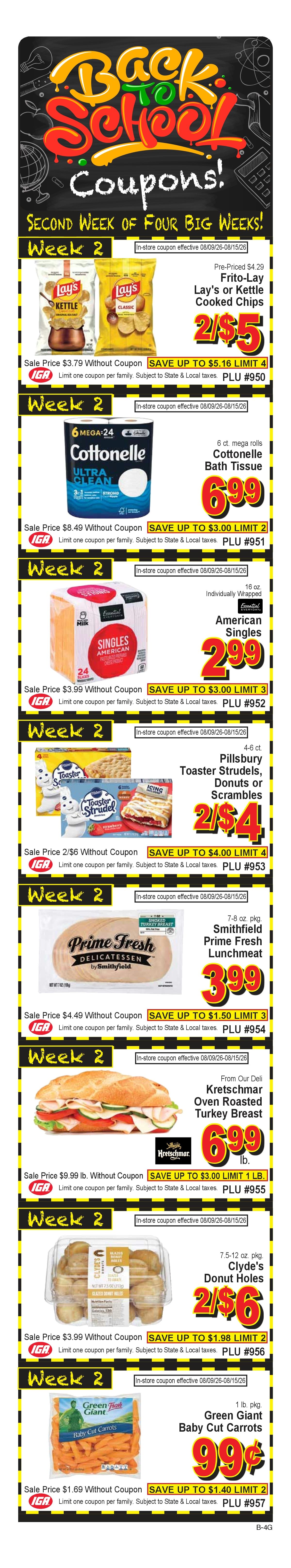 Mackinaw IGA (100 N. Main St., Mackinaw, IL) Weekly Ad August 9 - 15, 2026