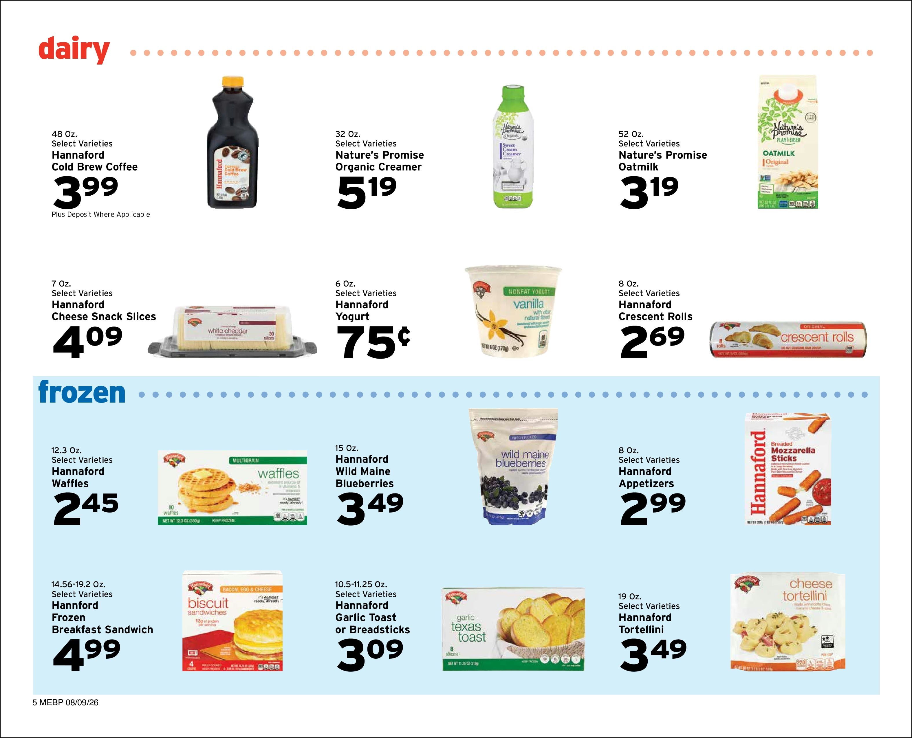 Mainely Provisions (72 Main St., Bethel, ME) Weekly Ad August 9 - 15, 2026