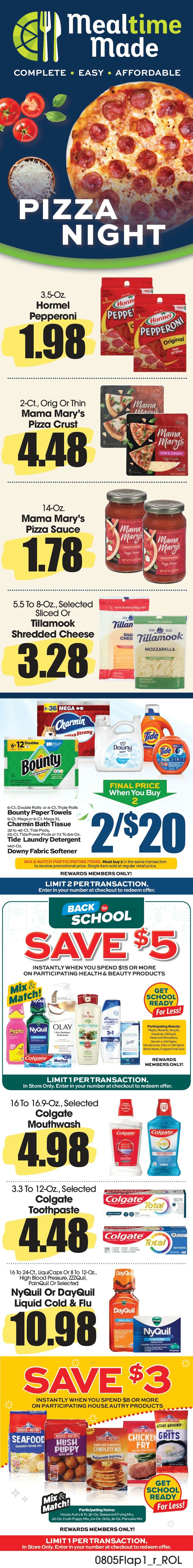 Roland's Grocery (7875 Bayside Rd, Chesapeake Beach, MD) Weekly Ad August 6 - 12, 2026