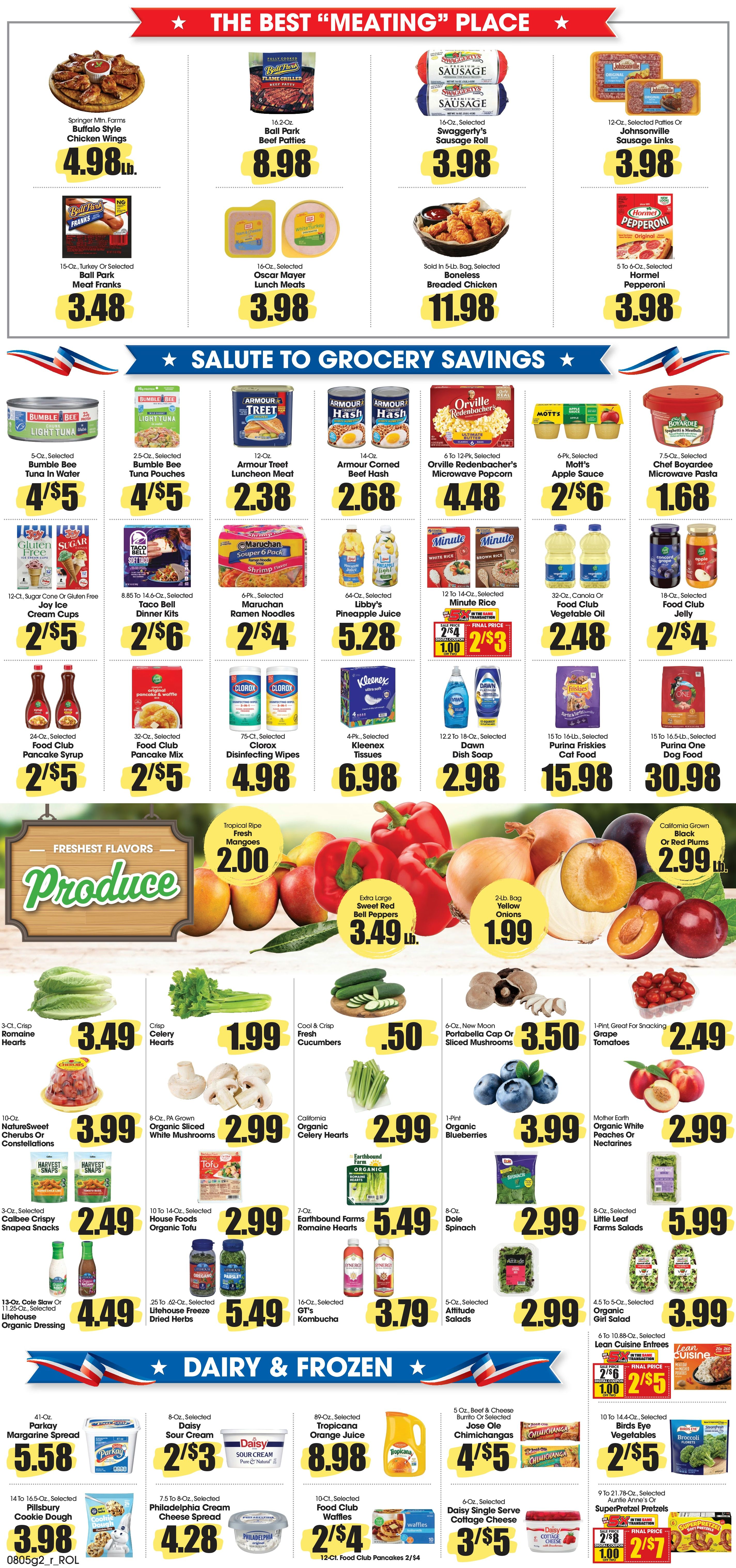 Roland's Grocery (7875 Bayside Rd, Chesapeake Beach, MD) Weekly Ad August 6 - 12, 2026