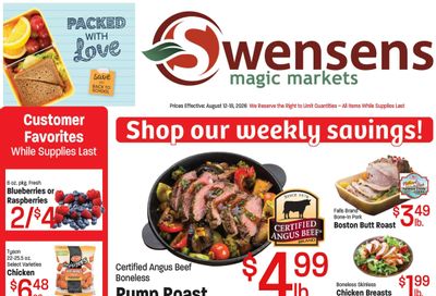 Swensen's Markets (Paul, ID) Weekly Ad August 12 - 18, 2026