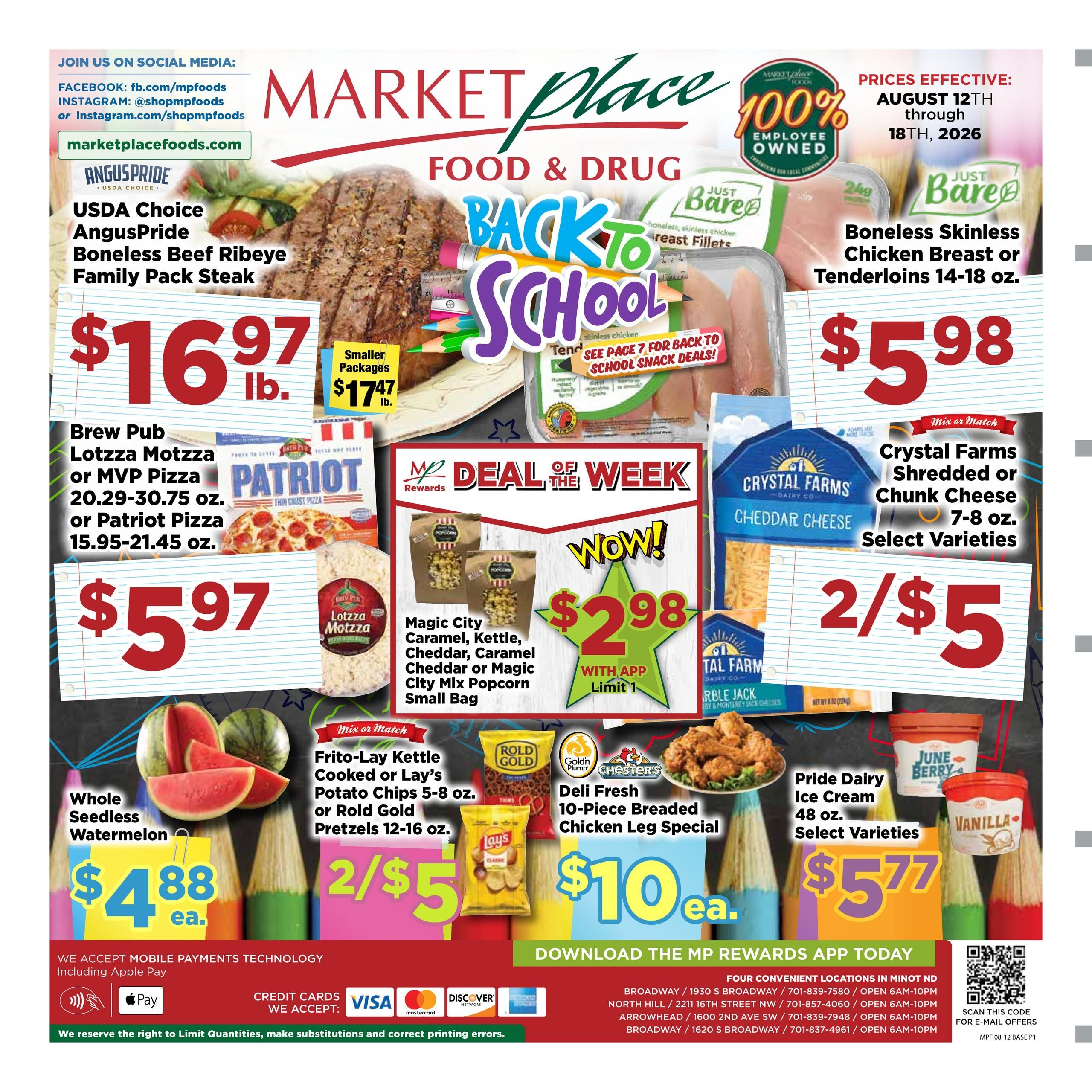Marketplace Foods Weekly Ad August 12 - 18, 2026