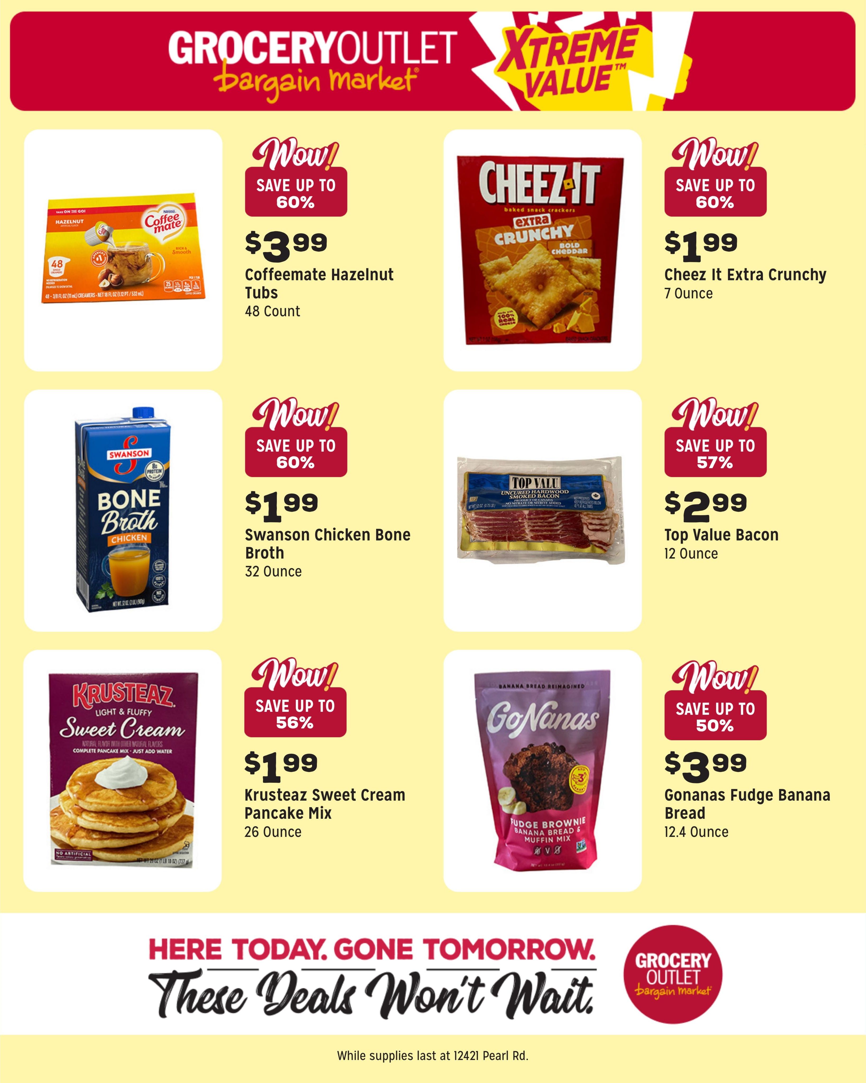 Grocery Outlet (Akron–Munroe Falls Area, OH) Weekly Ad August 12 - 18, 2026