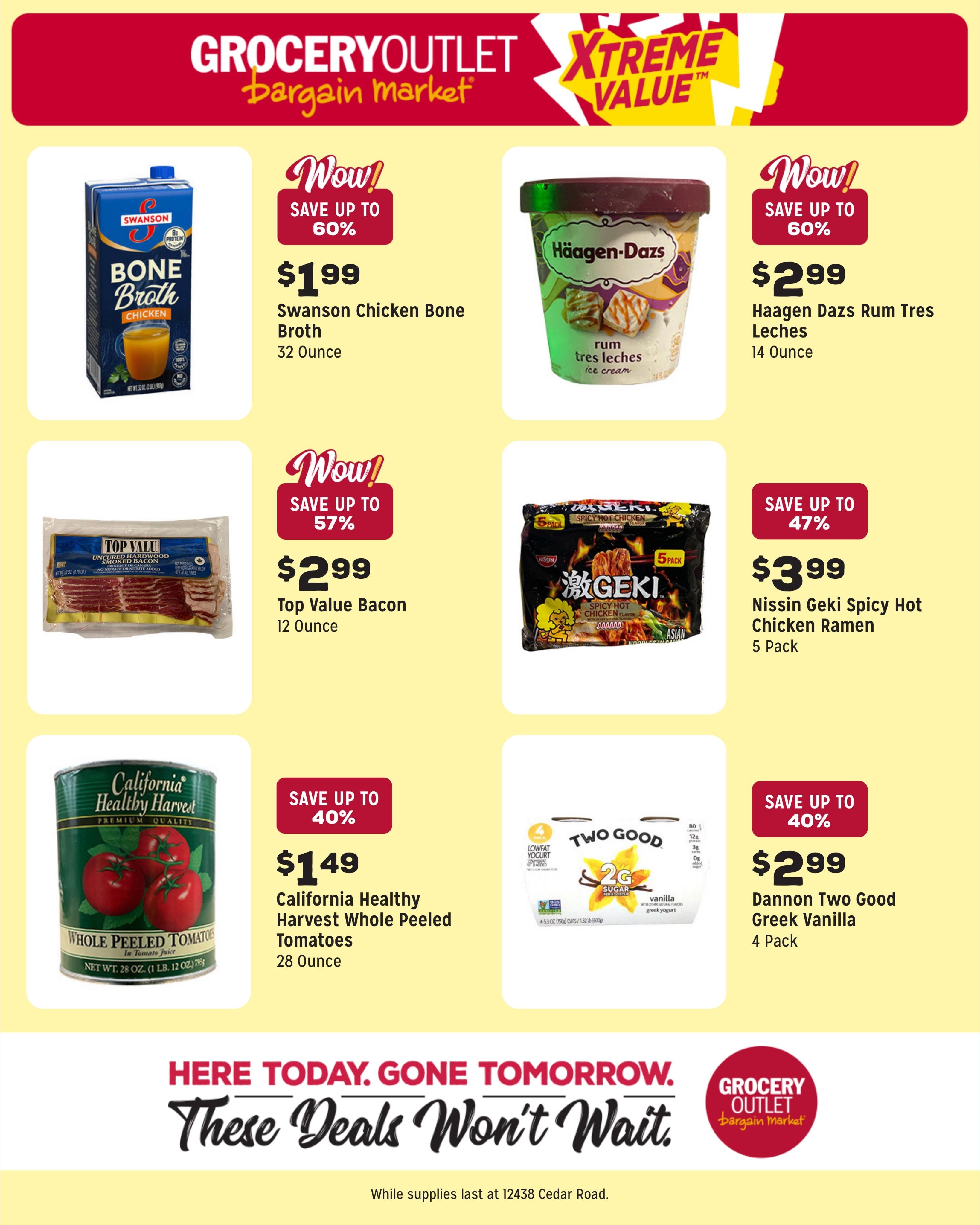 Grocery Outlet (Cleveland Area, OH) Weekly Ad August 12 - 18, 2026