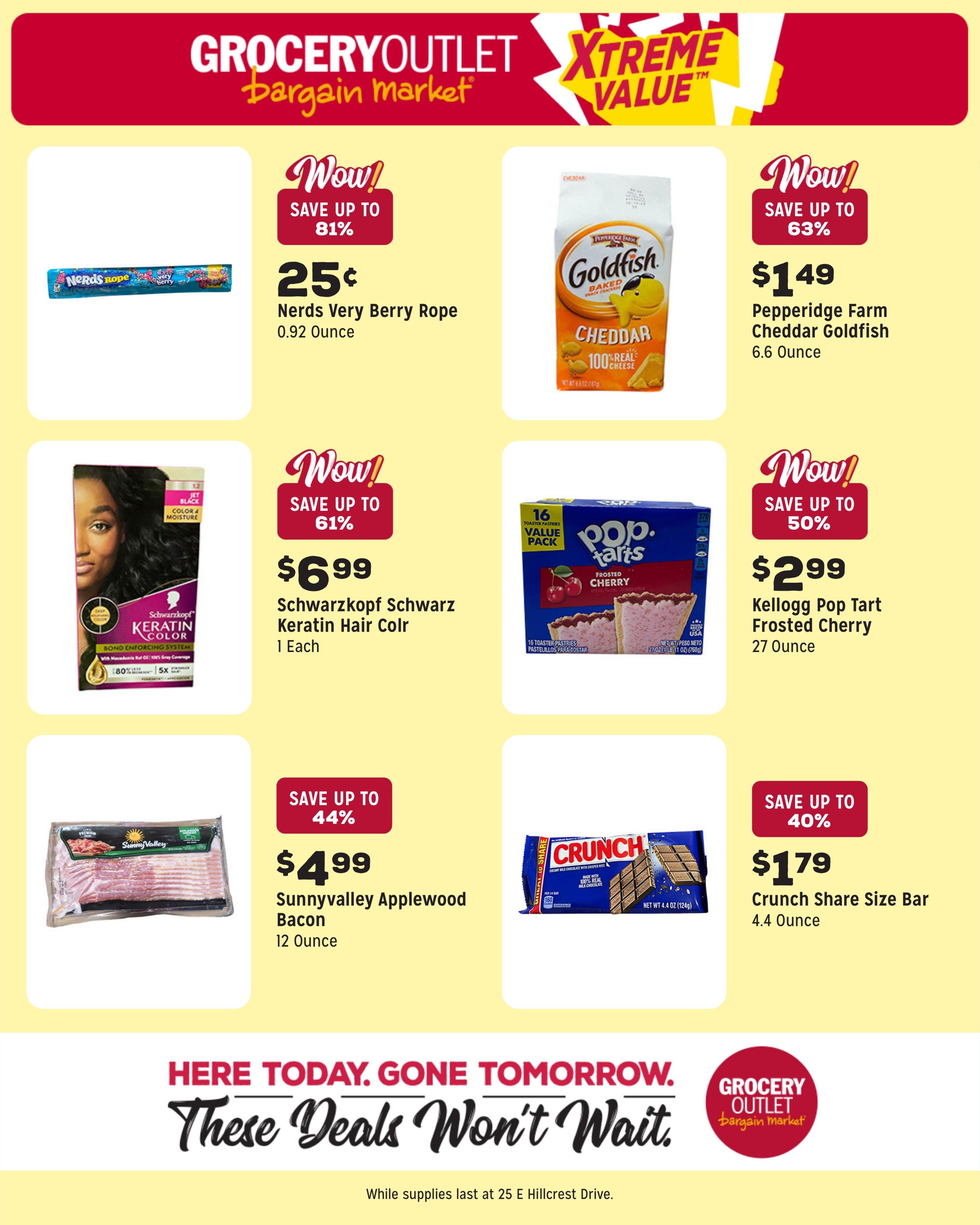 Grocery Outlet (Thousand Oaks Area, CA) Weekly Ad August 12 - 18, 2026