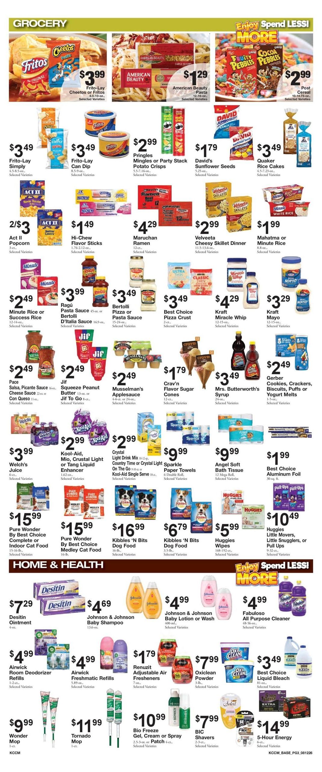 Moser's Grocery Weekly Ad August 12 - 18, 2026