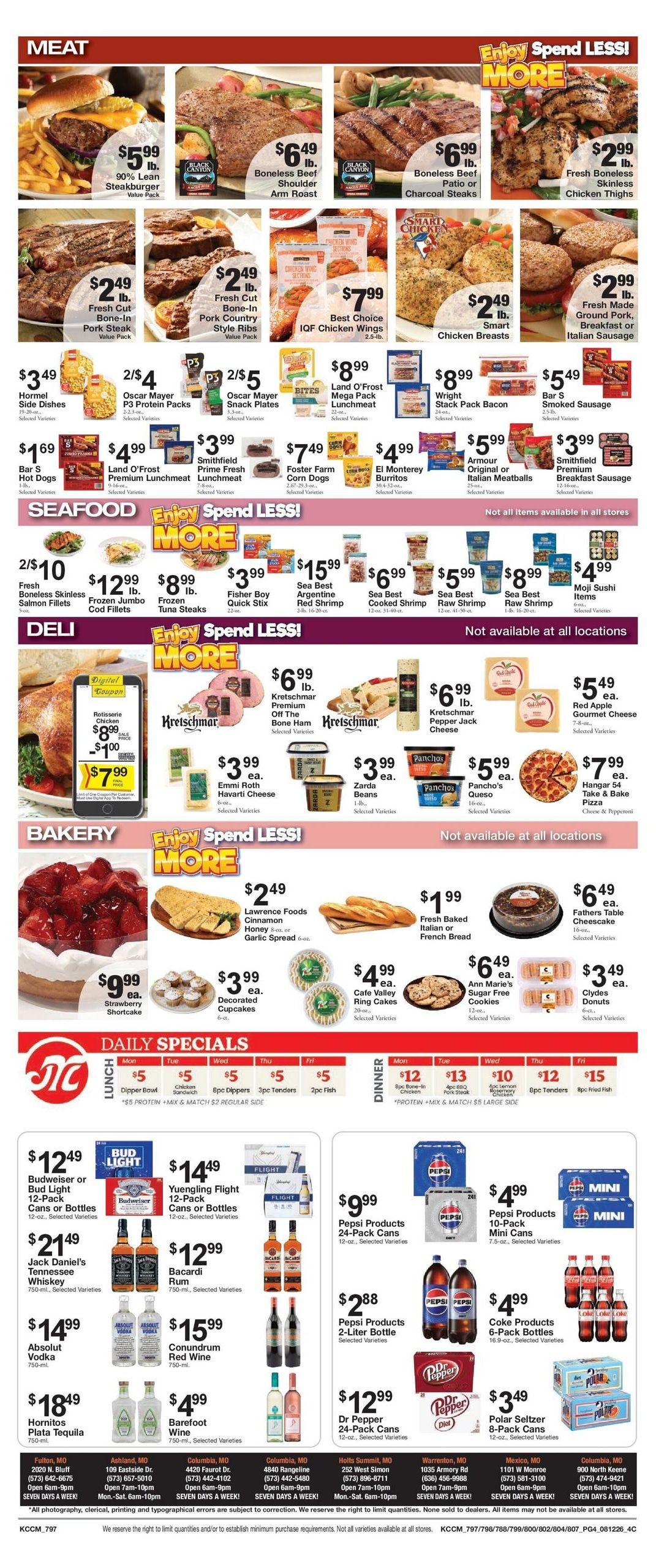 Moser's Grocery Weekly Ad August 12 - 18, 2026