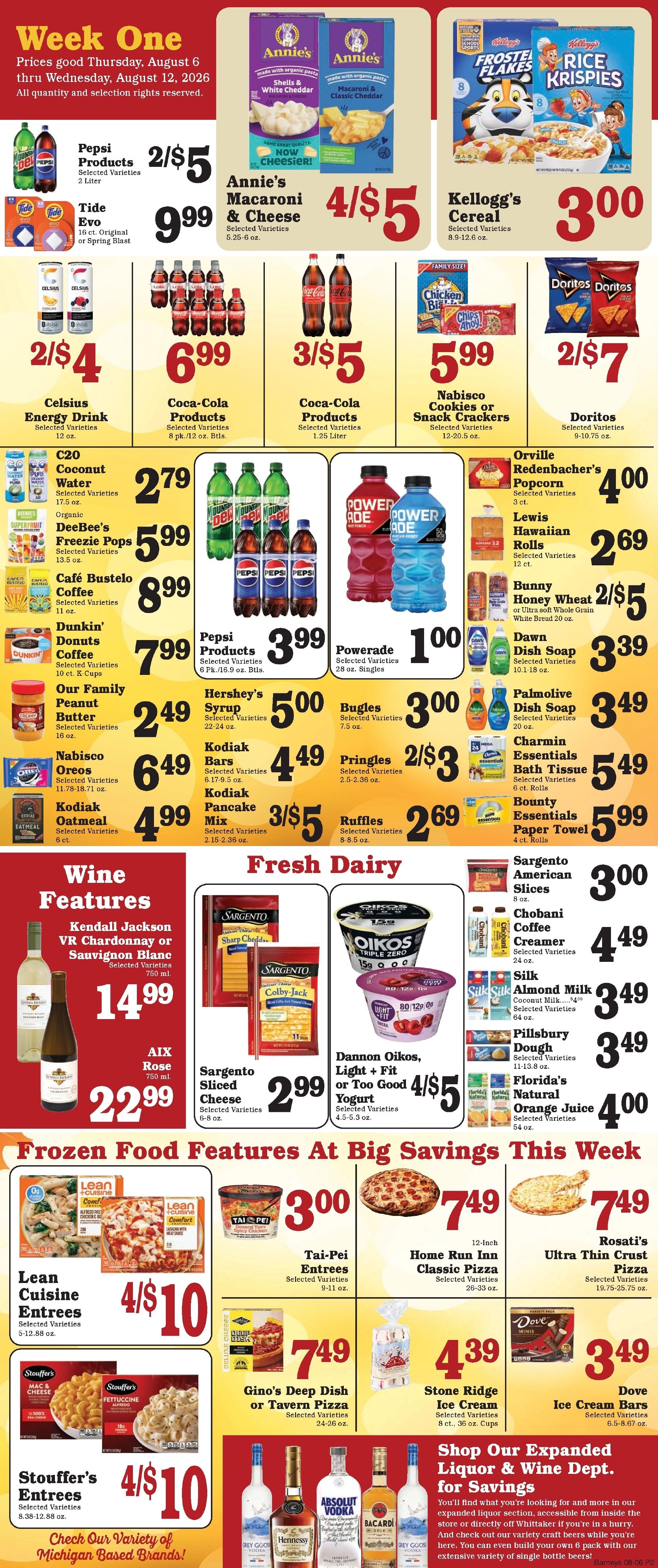 Barney's Market Weekly Ad August 6 - 12, 2026