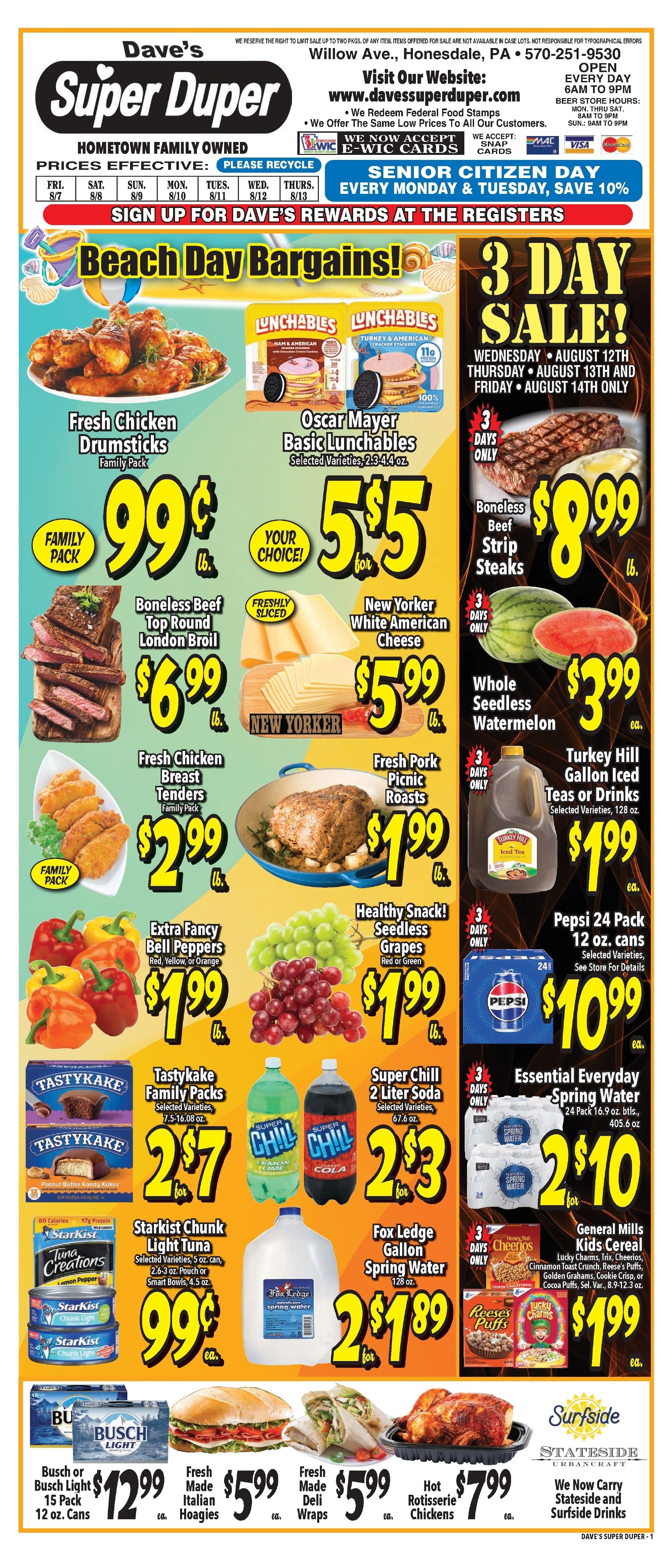Dave's Super Duper Weekly Ad August 7 - 13, 2026