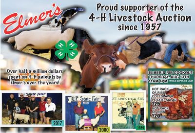 Elmer's County Market Newspaper Weekly Ad August 12 - 18, 2026