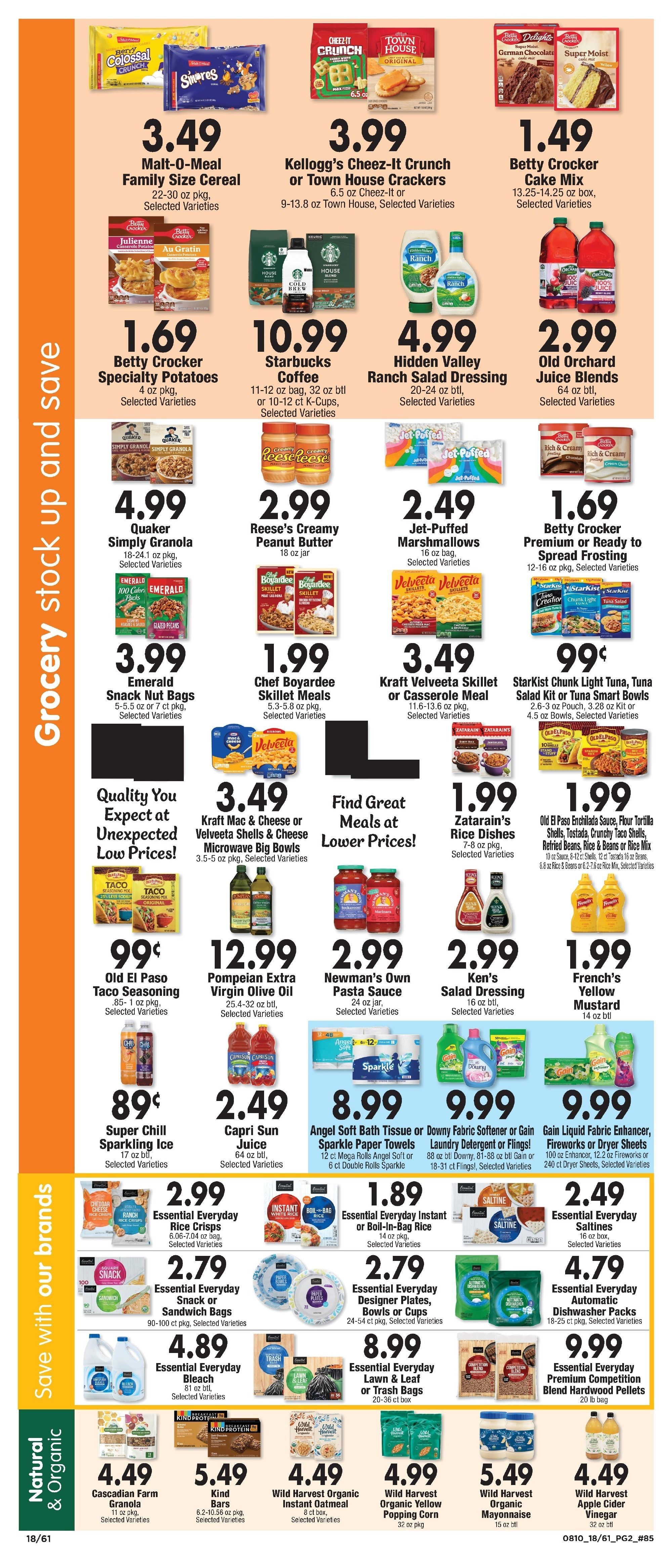 Elmer's County Market Weekly Ad August 12 - 18, 2026