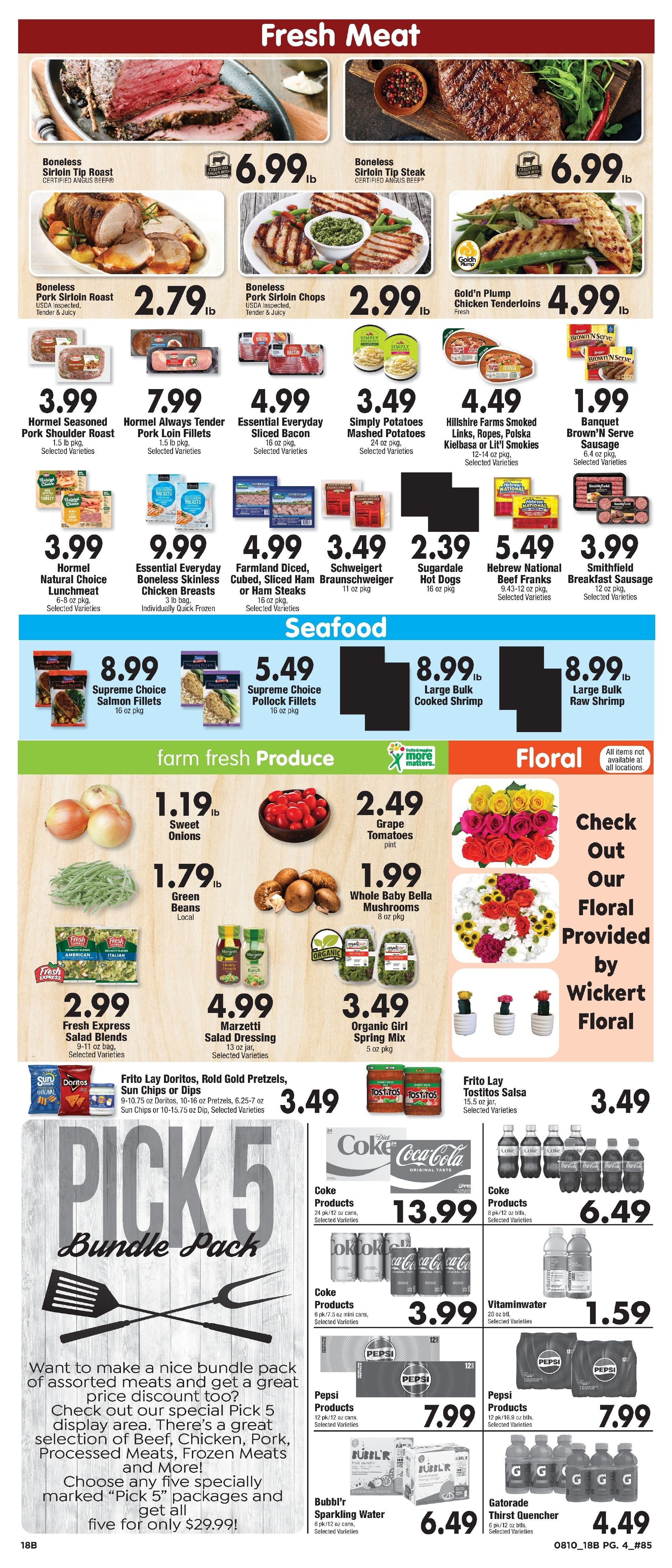 Elmer's County Market Weekly Ad August 12 - 18, 2026