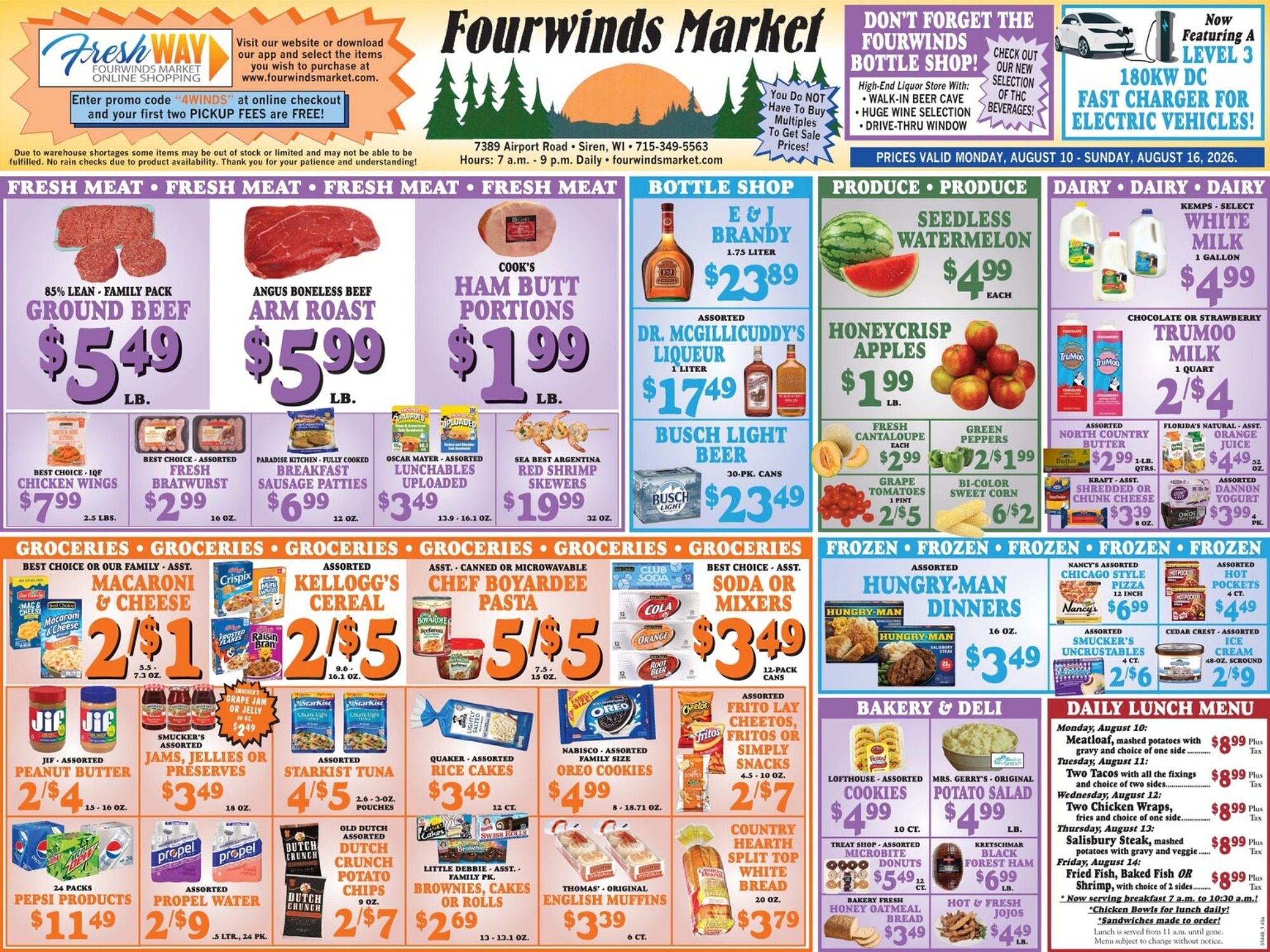 Fourwinds Market Weekly Ad August 10 - 16, 2026
