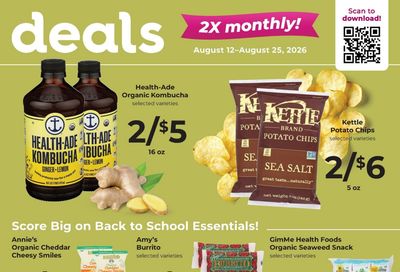 Harvest Market Fort Bragg Monthly Specials Weekly Ad August 11 - September 10, 2026