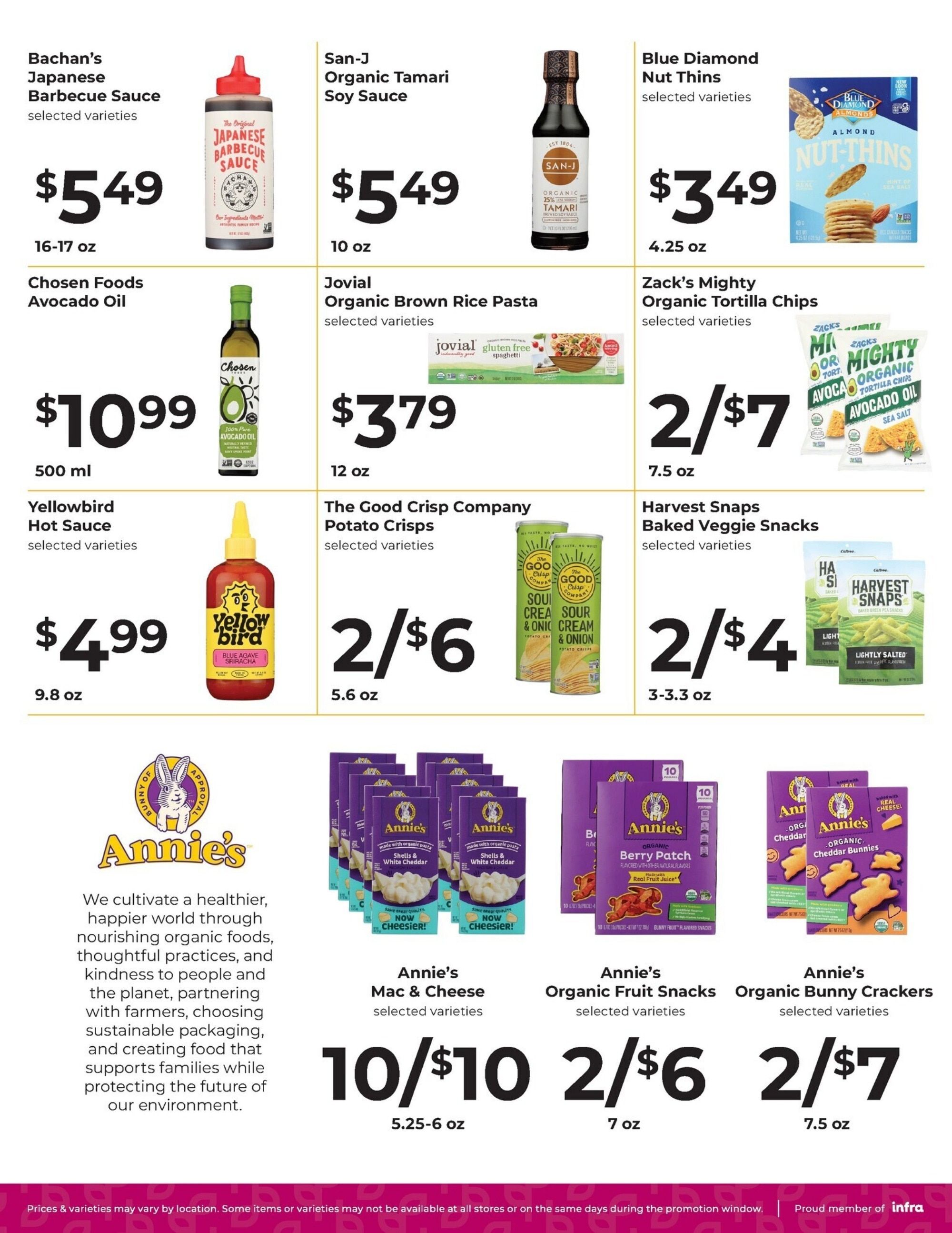 Harvest Market Fort Bragg Monthly Specials Weekly Ad August 11 - September 10, 2026
